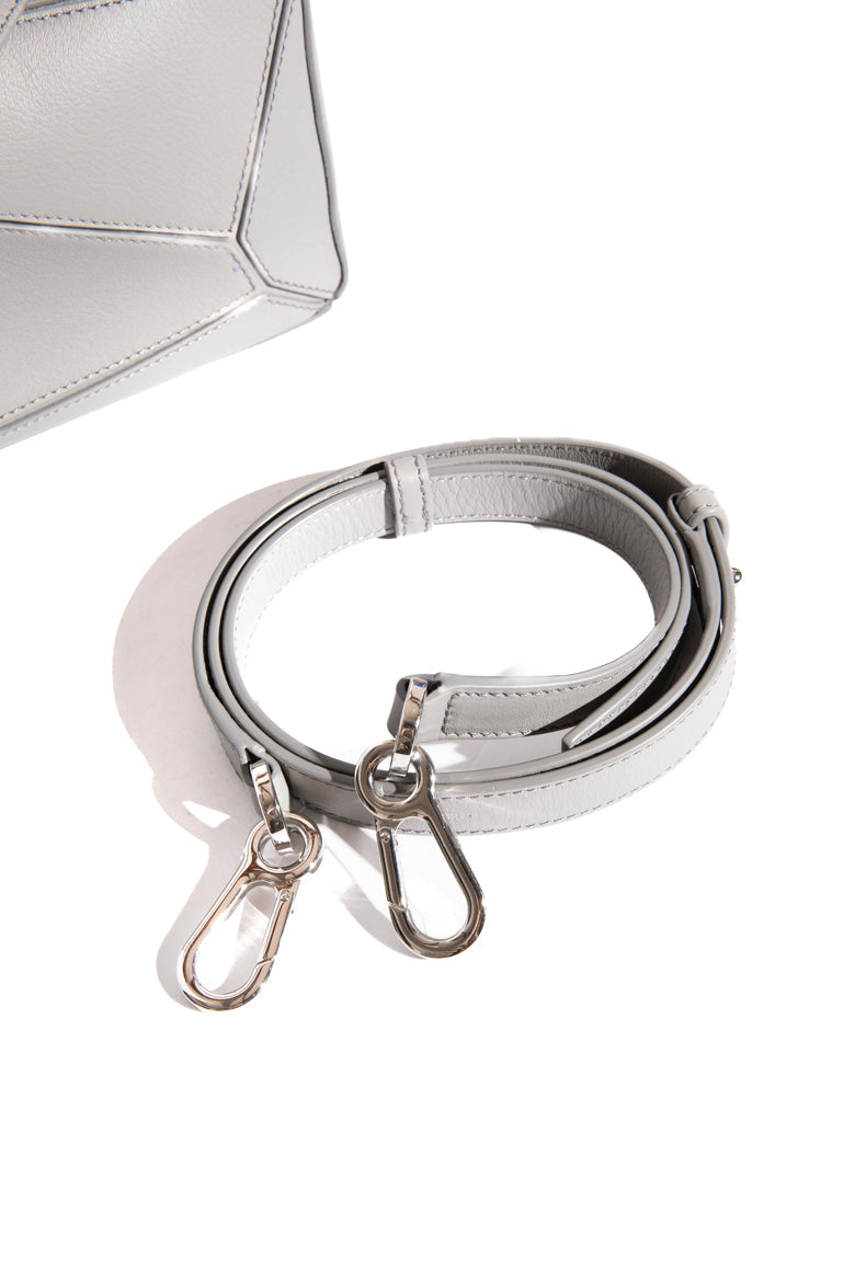 LOEWE Light Grey Puzzle Edge Bag