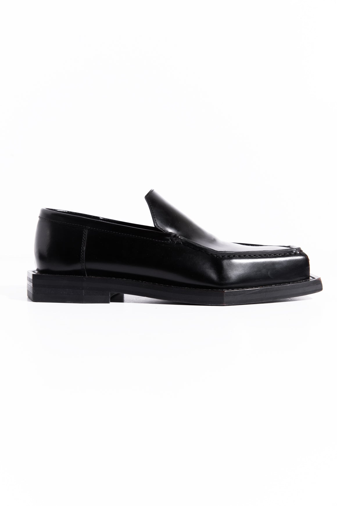 COPERNI Black Leather 3D Vector Loafers (Sz. 41)