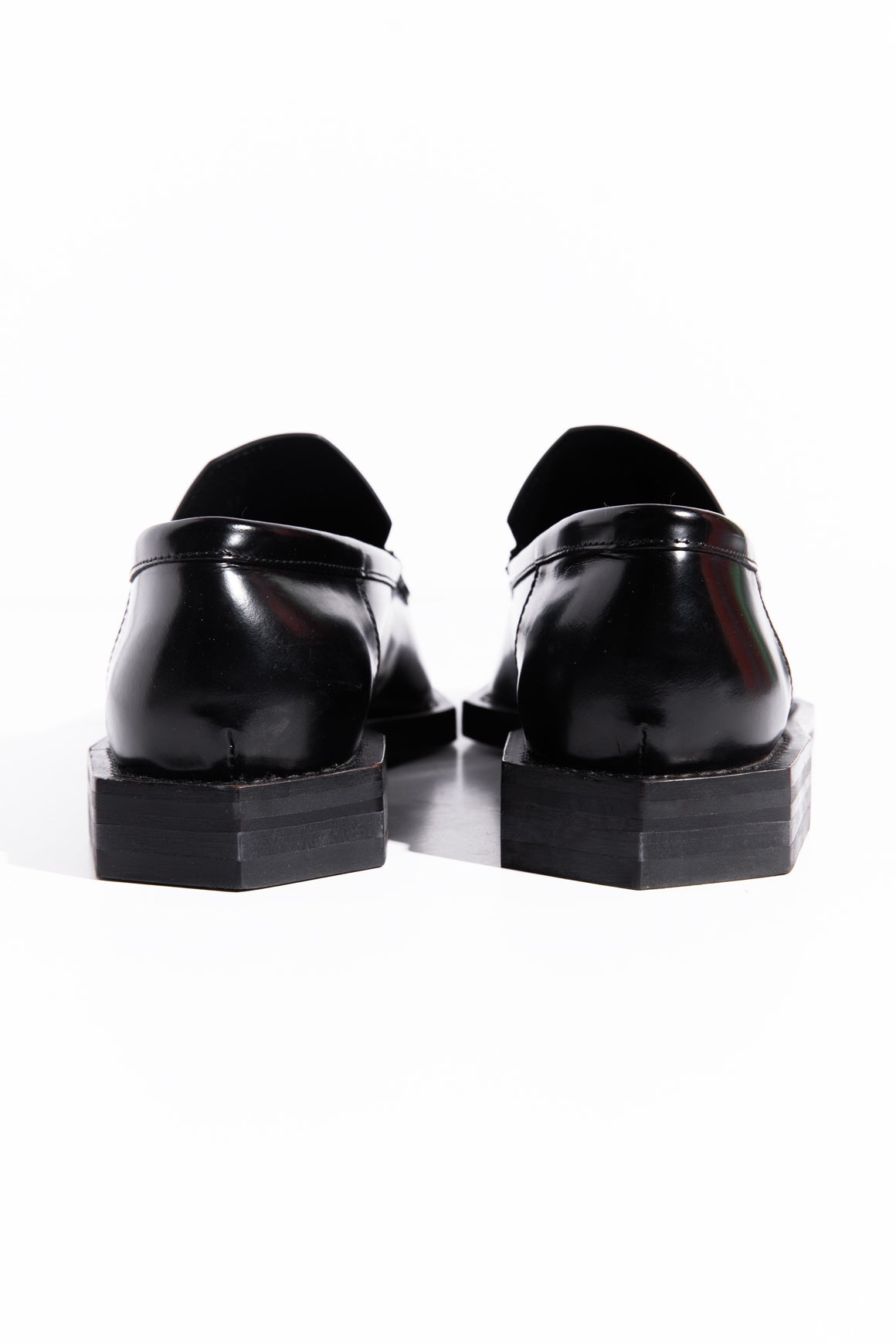 COPERNI Black Leather 3D Vector Loafers (Sz. 41)