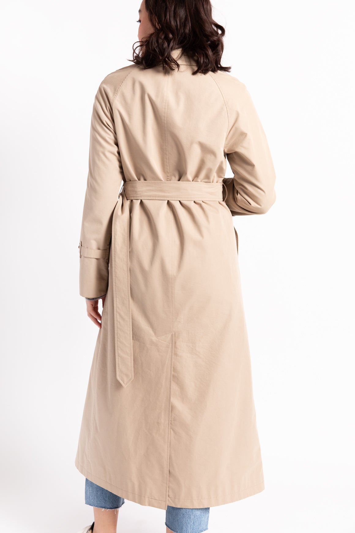 BURBERRY Khaki "Chelsea" Trench Coat