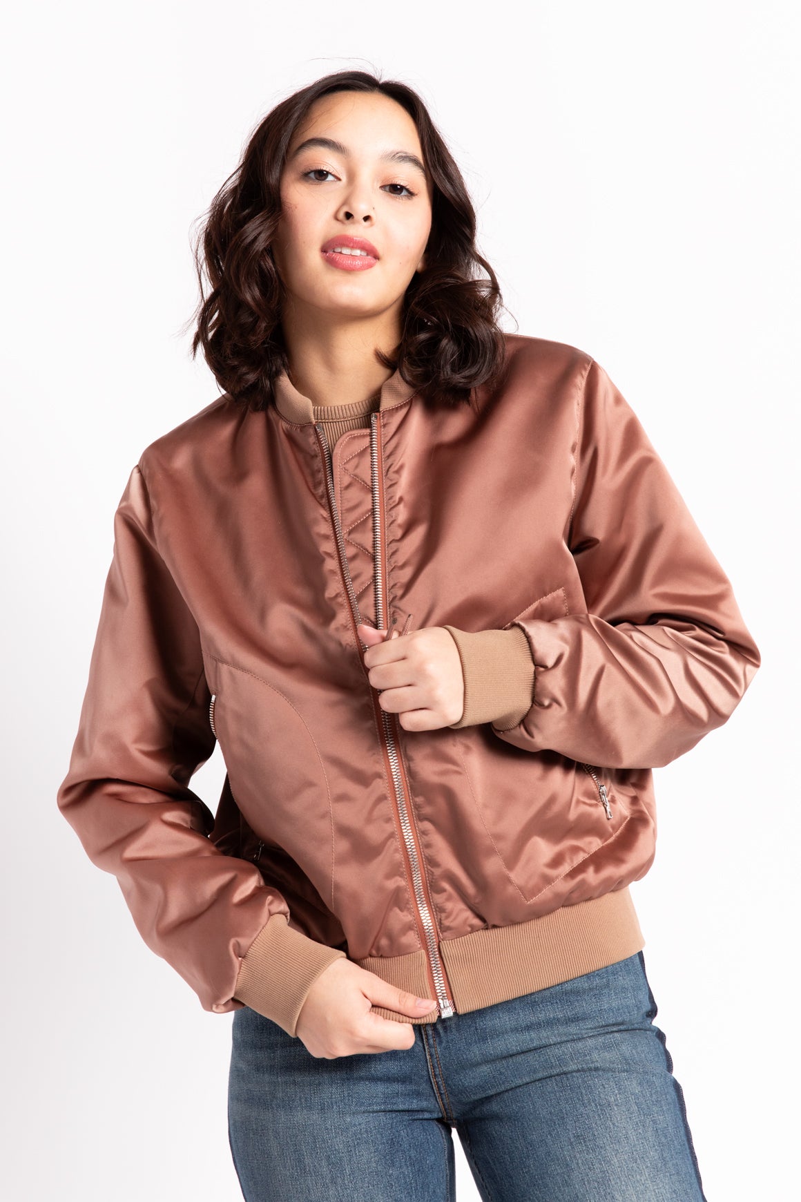 ACNE STUDIOS Mauve Bomber Jacket