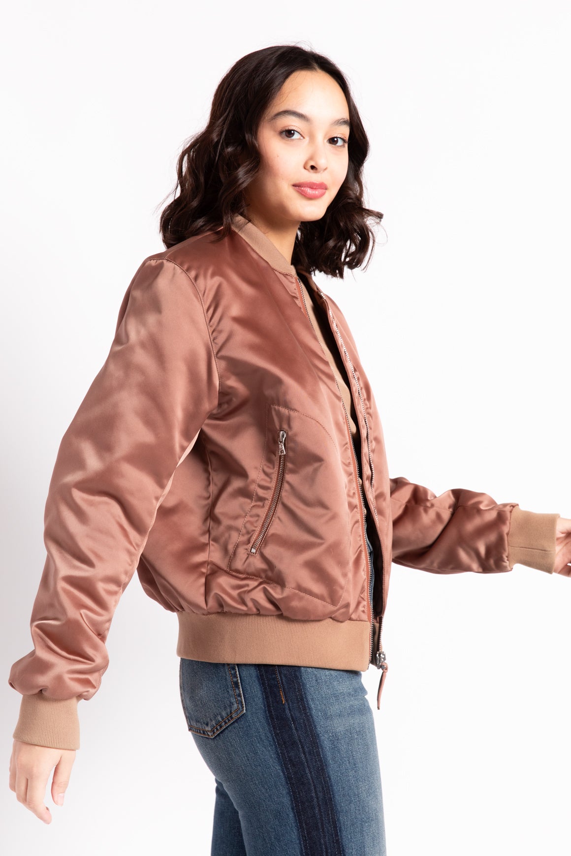 ACNE STUDIOS Mauve Bomber Jacket