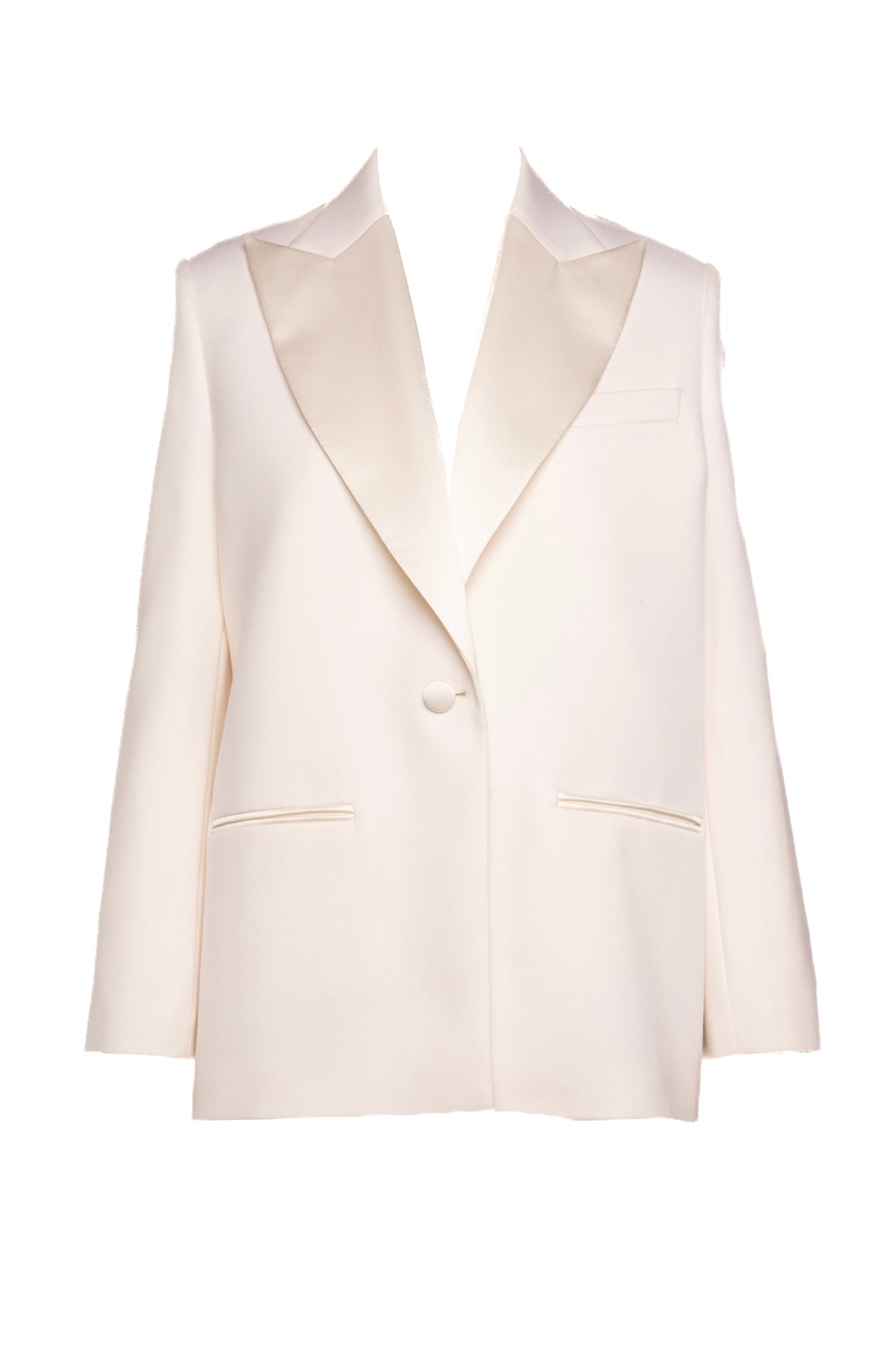 MAGDA BUTRYM Cream Satin Suit Set (Sz. 36/4)