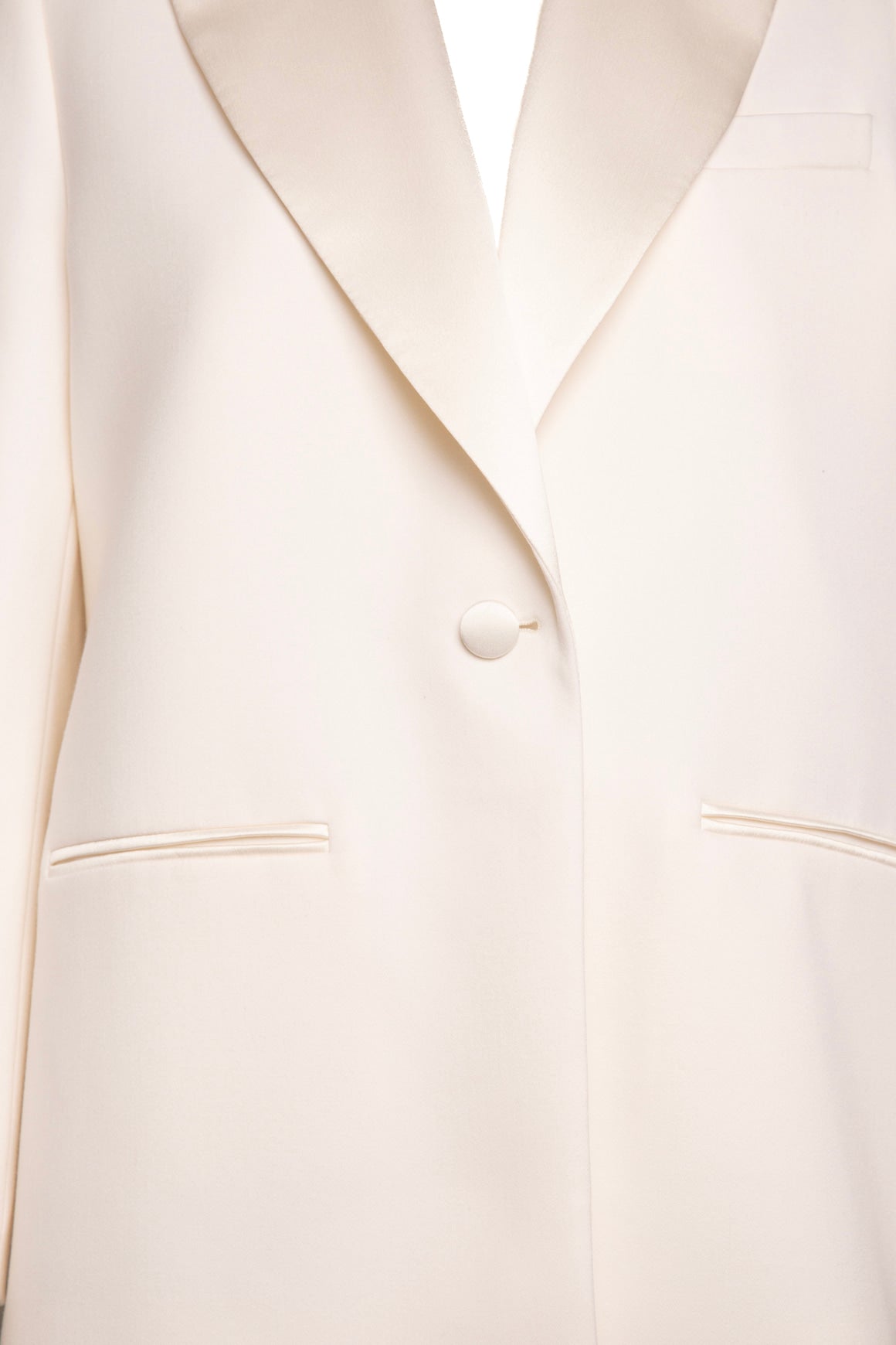 MAGDA BUTRYM Cream Satin Suit Set (Sz. 36/4)