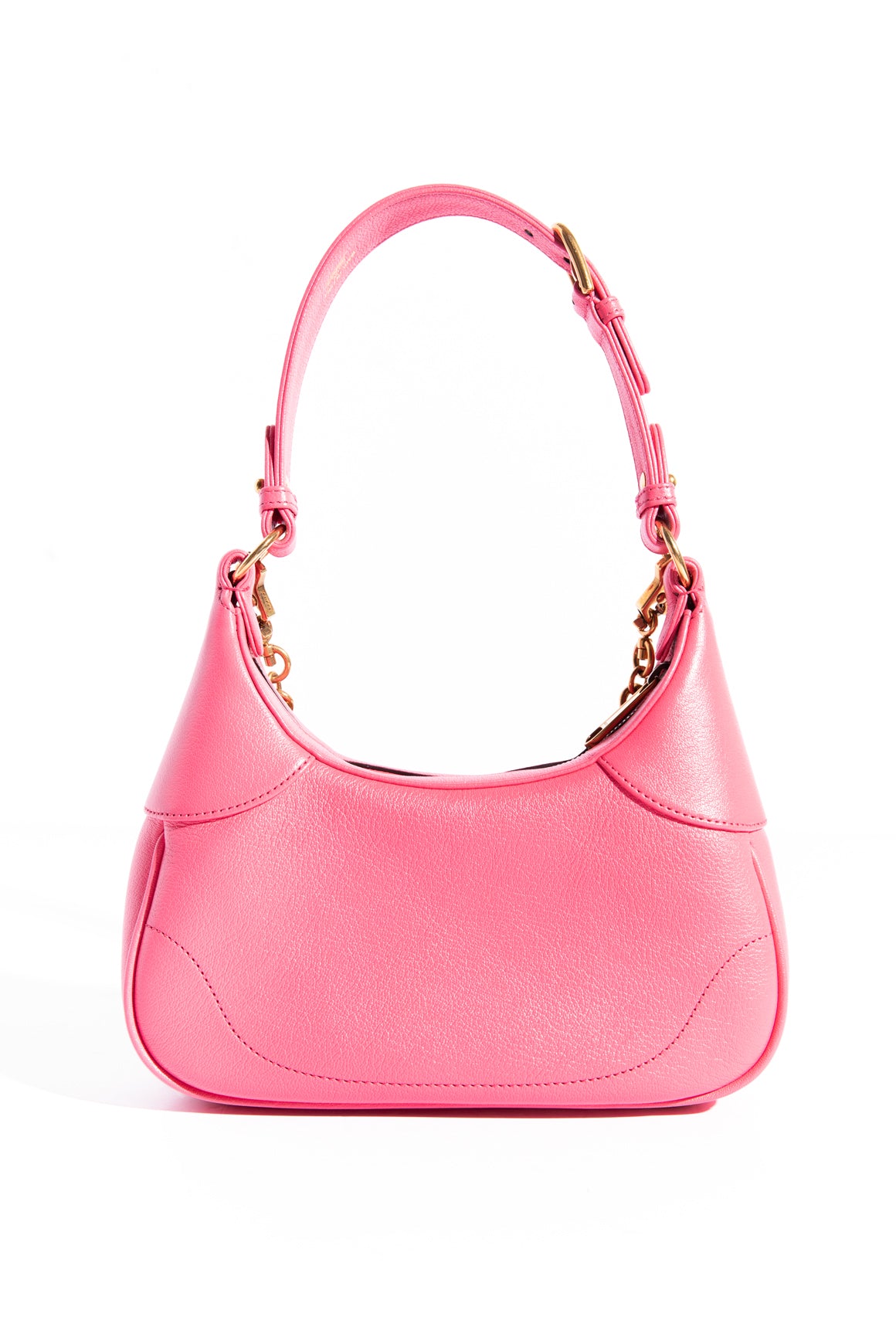 GUCCI Pink Leather Small "Aphrodite" Shoulder Bag