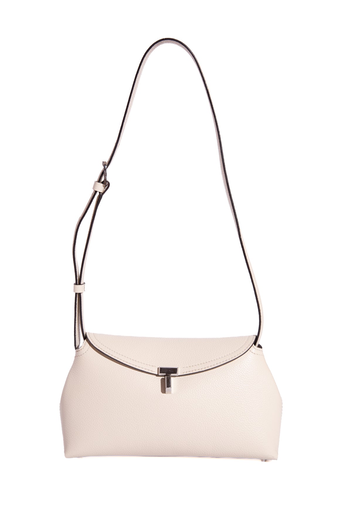 TOTEME Cream T Lock Clutch