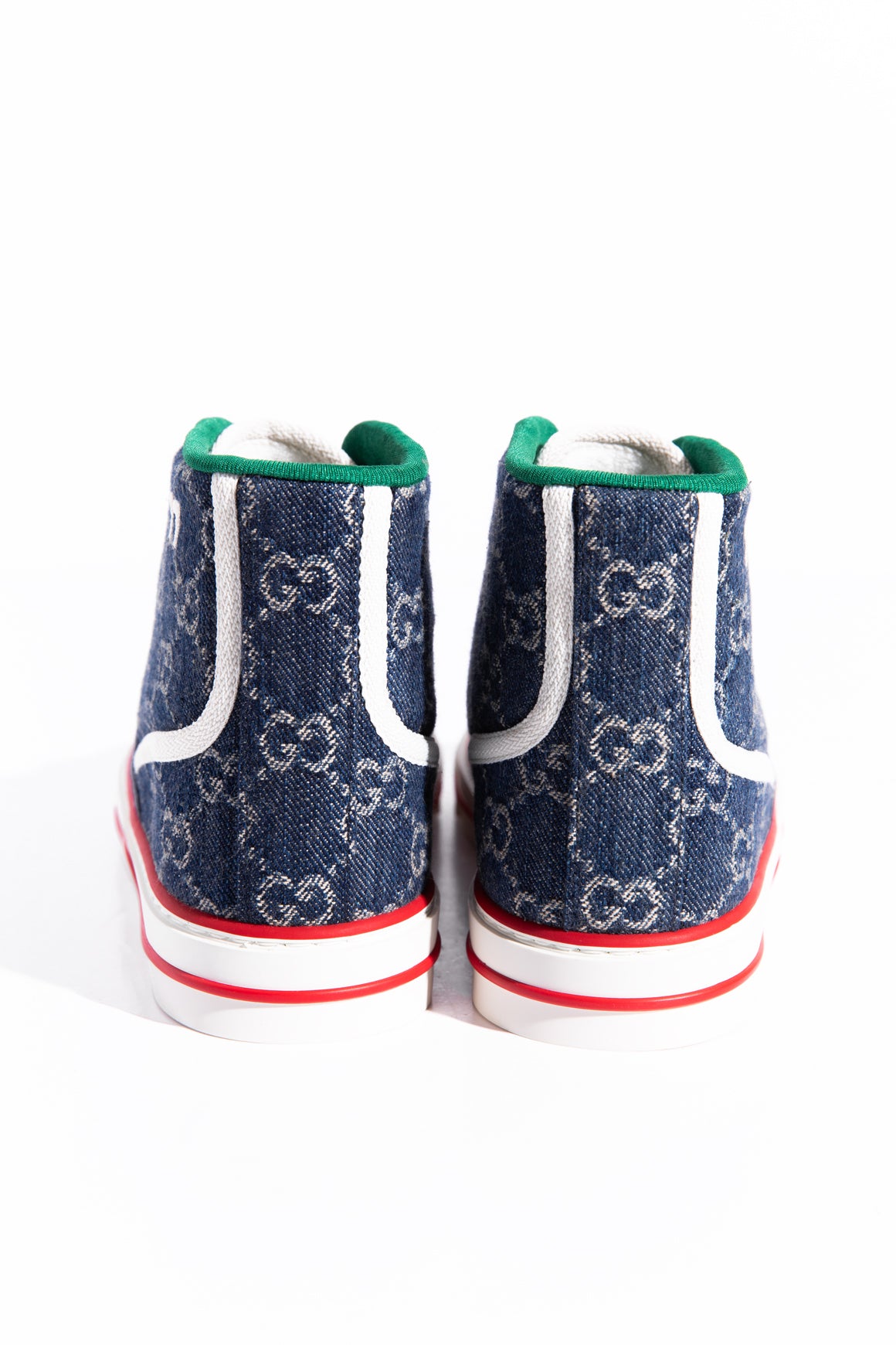 GUCCI Denim 1977 High Top Sneakers (Sz. 38)