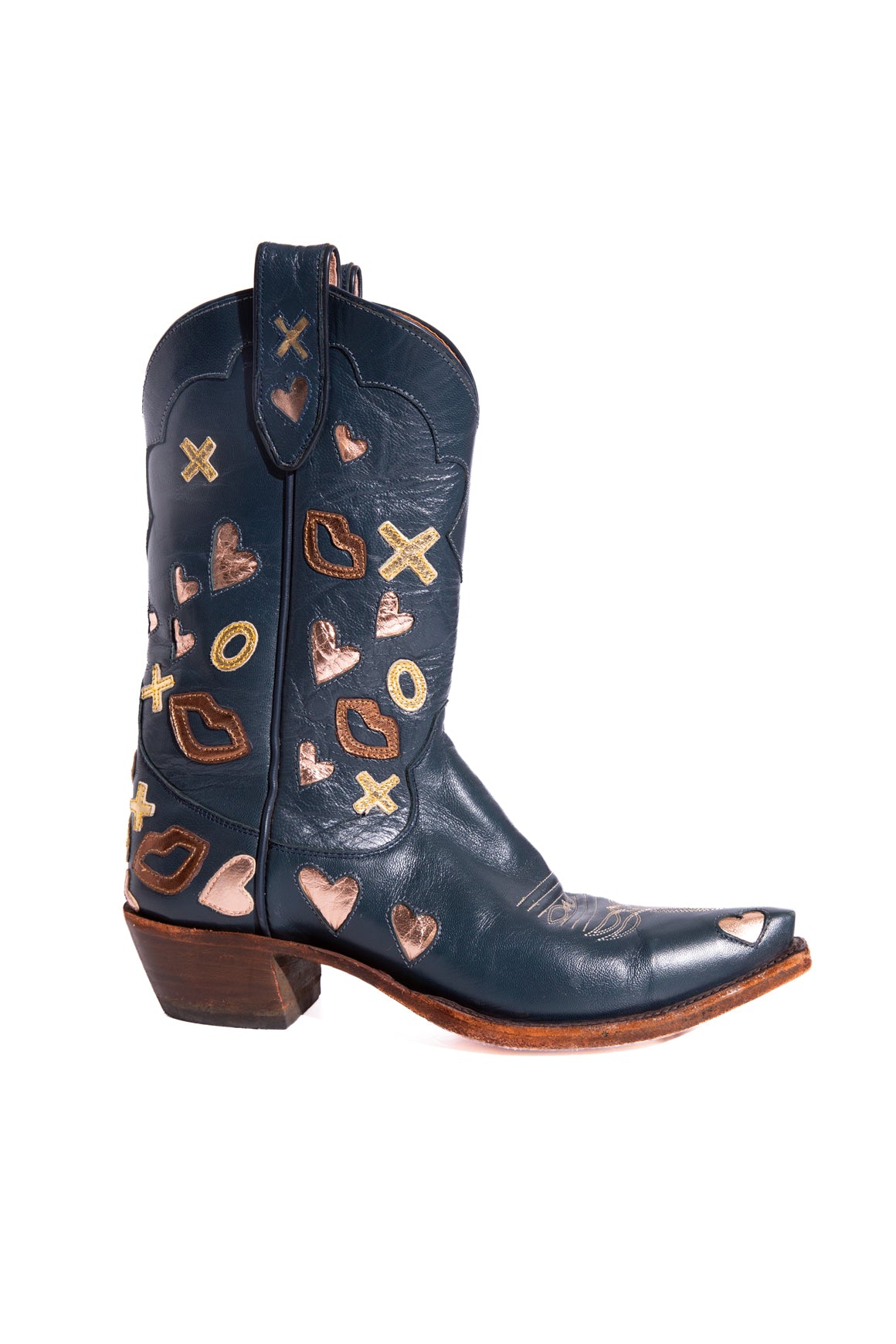 MIRON CROSBY Teal XO Western Boots (Sz. 8)