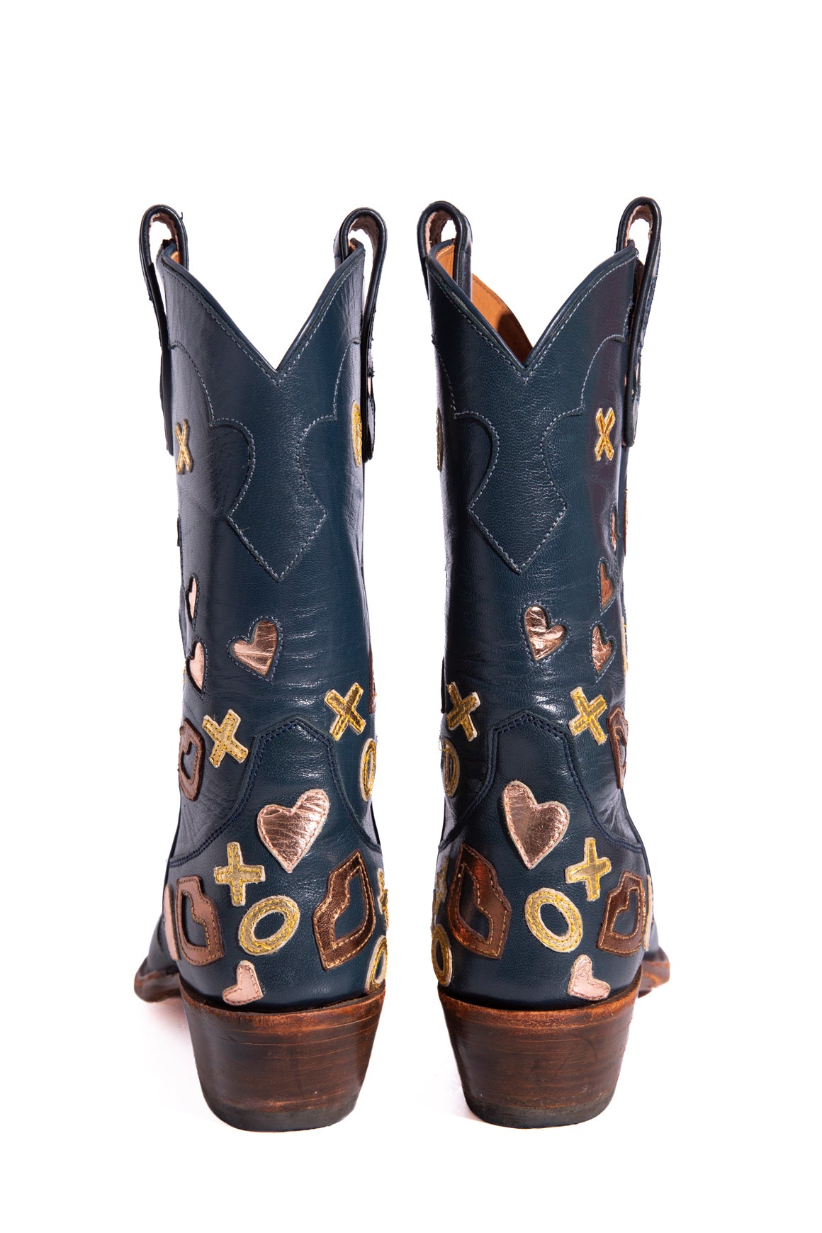 MIRON CROSBY Teal XO Western Boots (Sz. 8)