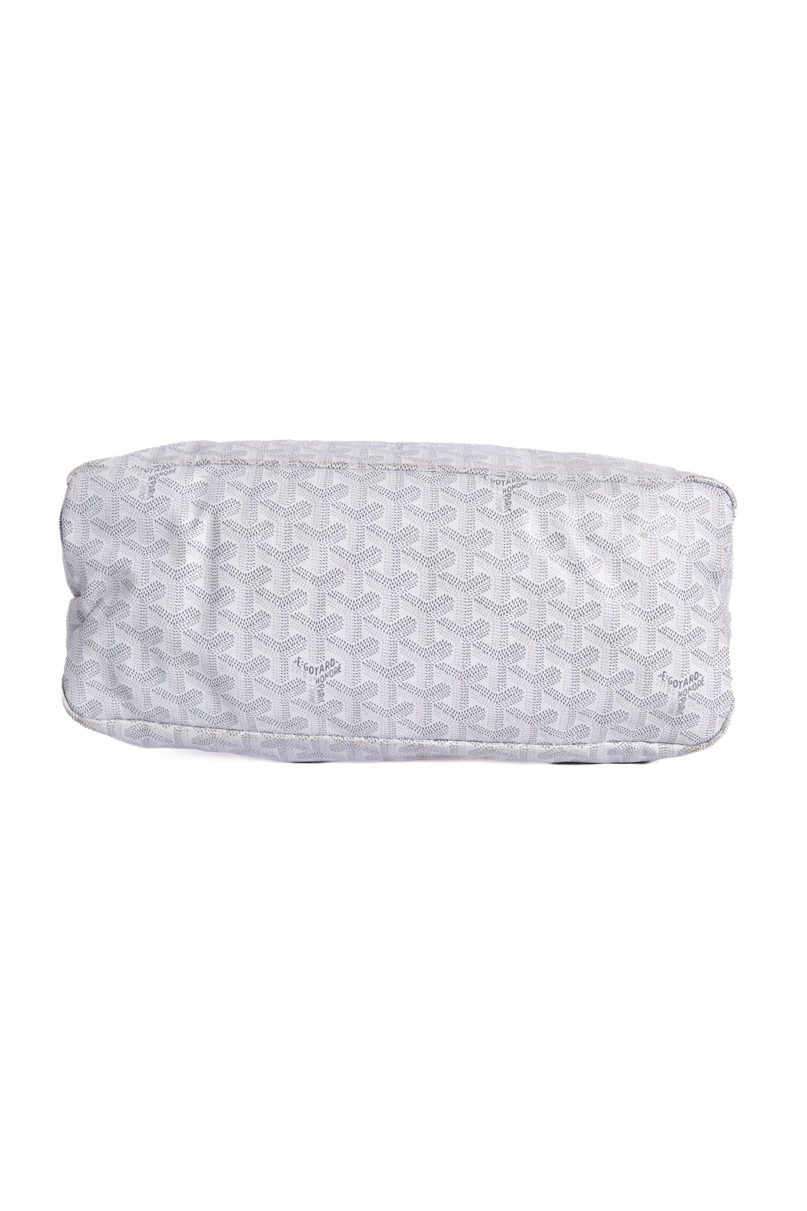 GOYARD White Boheme Hobo Bag