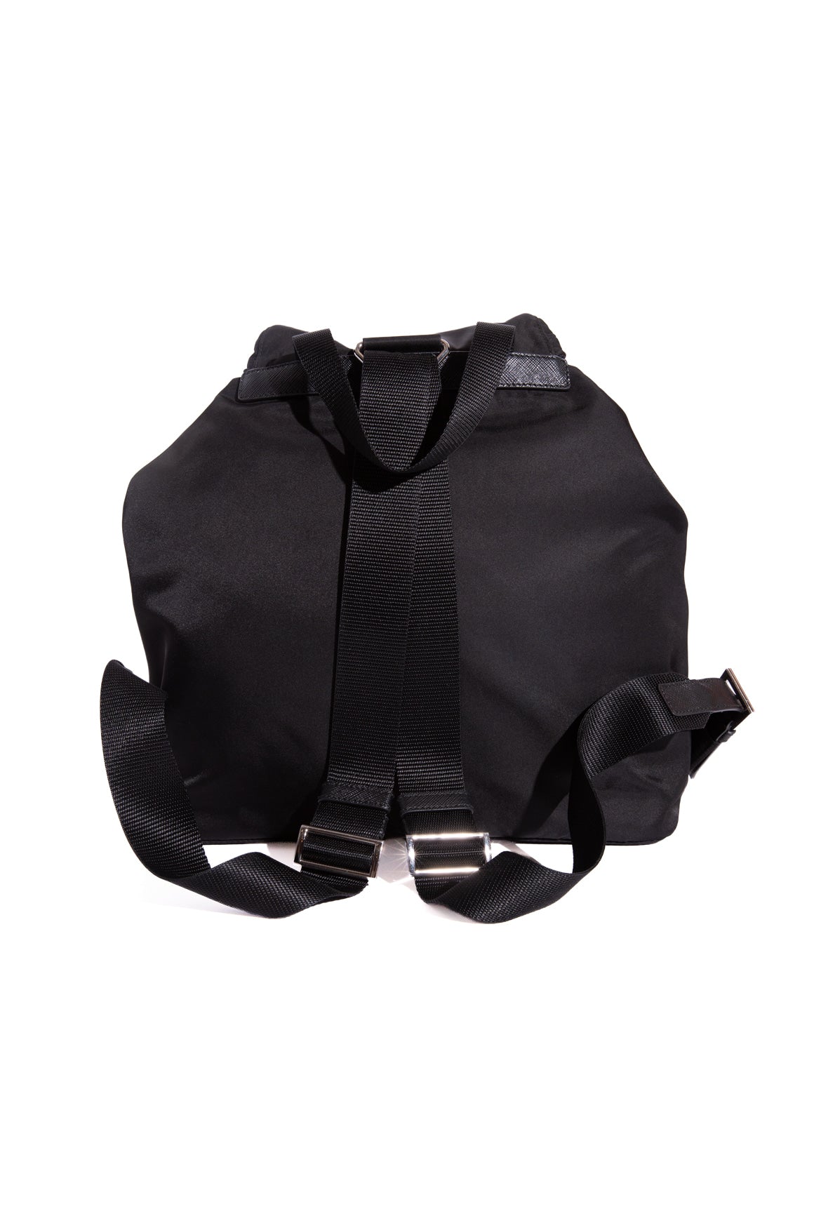 PRADA Black Tessuto Re-Nylon Backpack