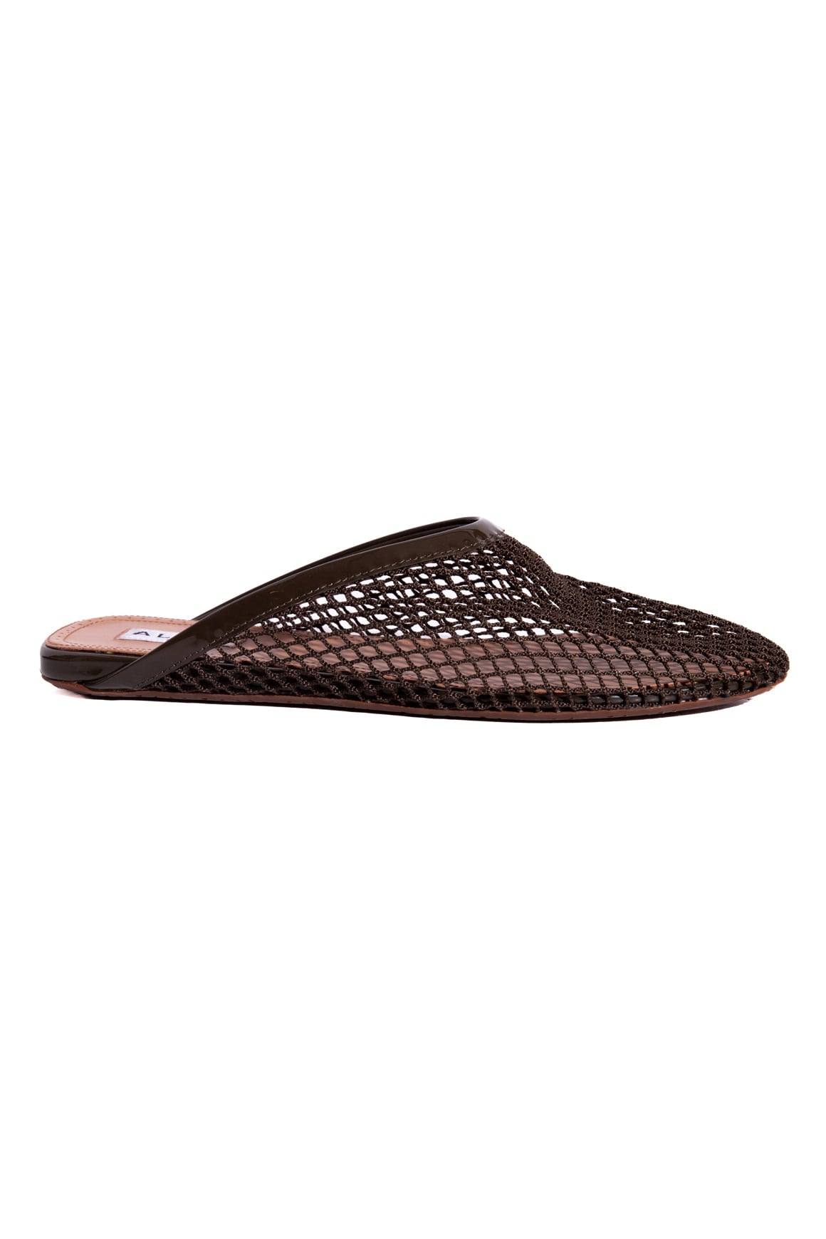 ALAIA Brown Mesh Mules (Sz. 37.5)