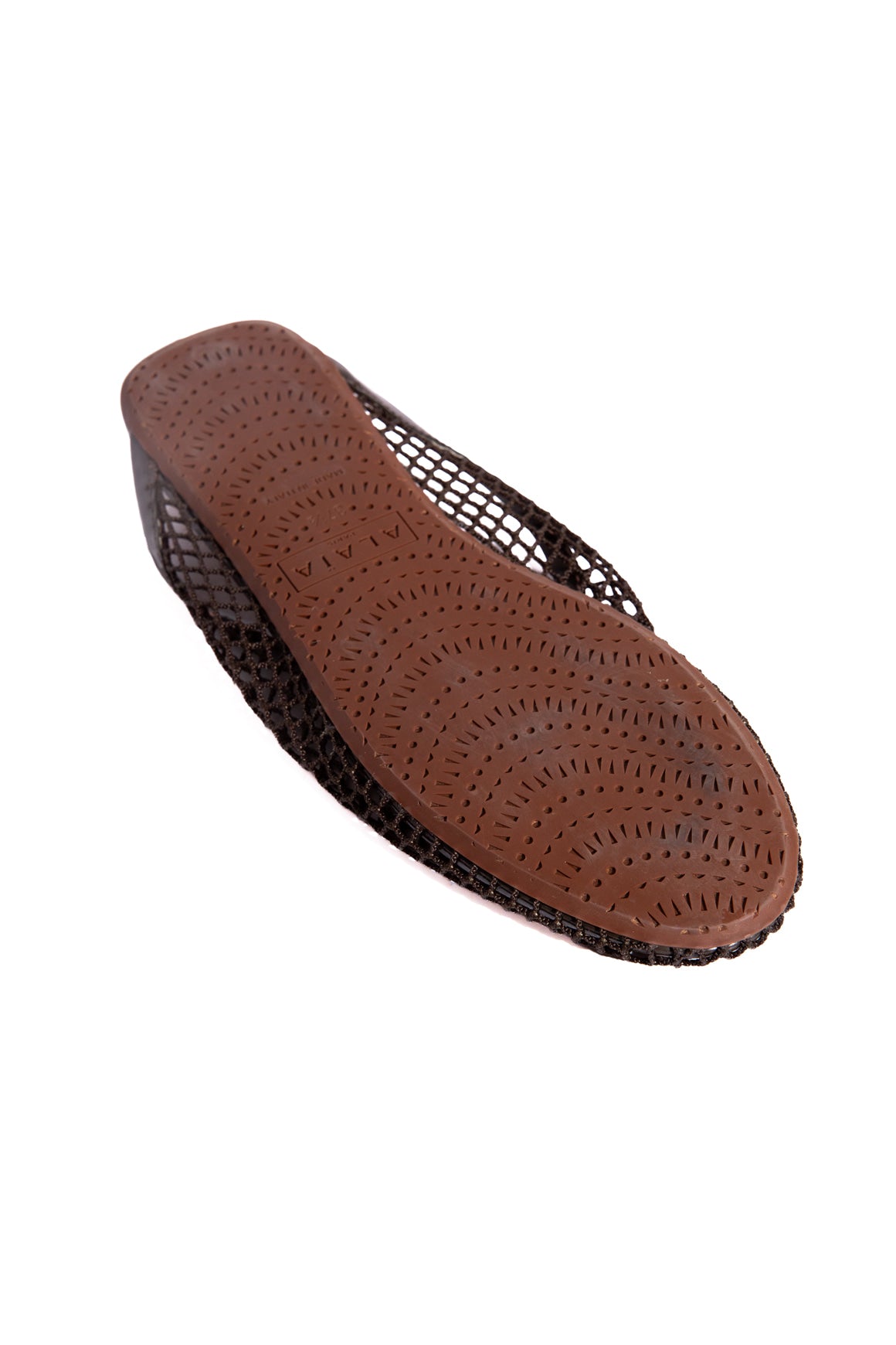 ALAIA Brown Mesh Mules (Sz. 37.5)