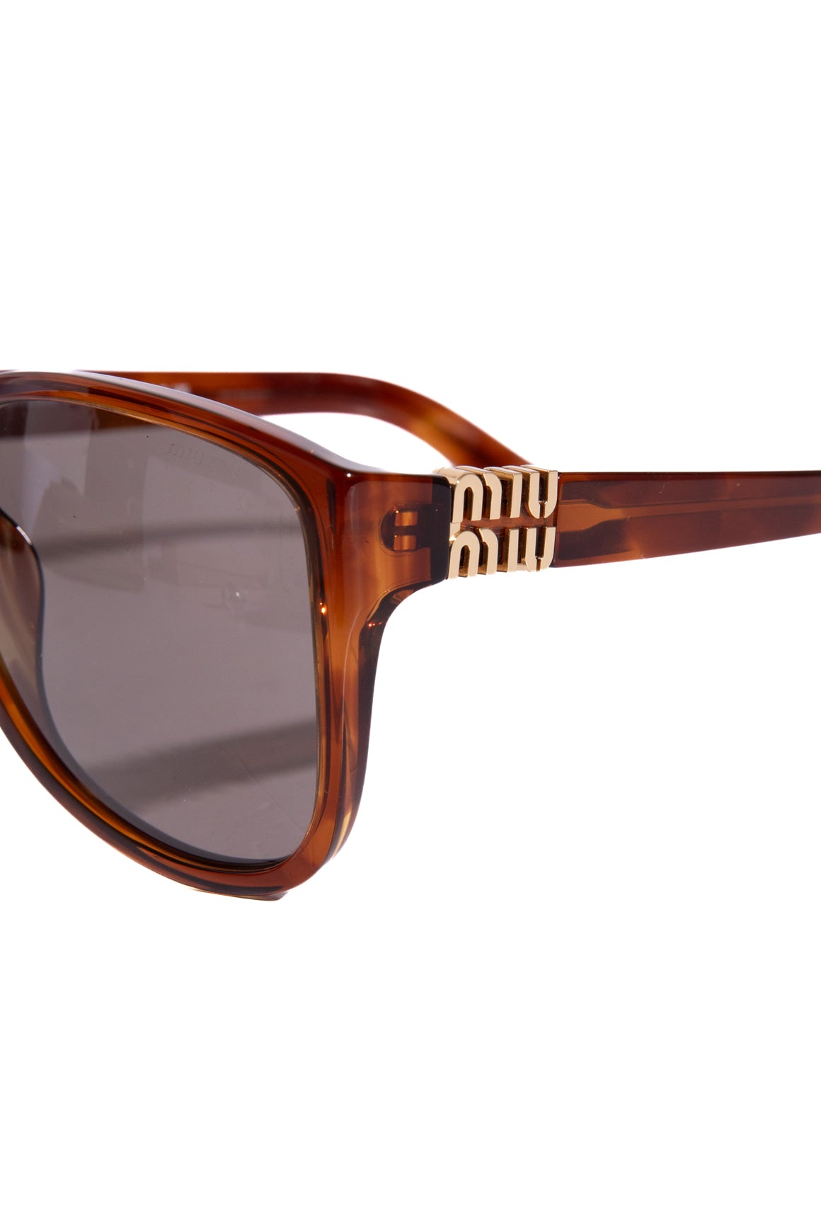 MIU MIU Tortoise Shell Pilot Sunglasses