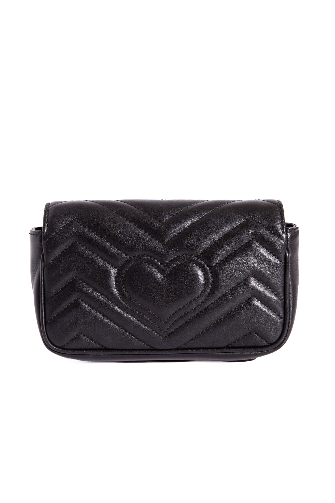 GUCCI Black Mini Marmont Mini Shoulder Bag