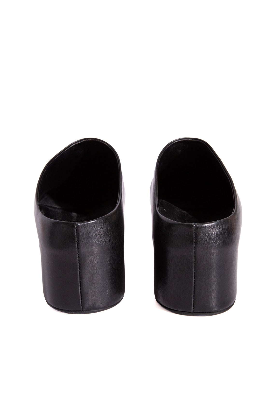 MARNI Black Leather Platform Bubble Clogs (Sz. 40)