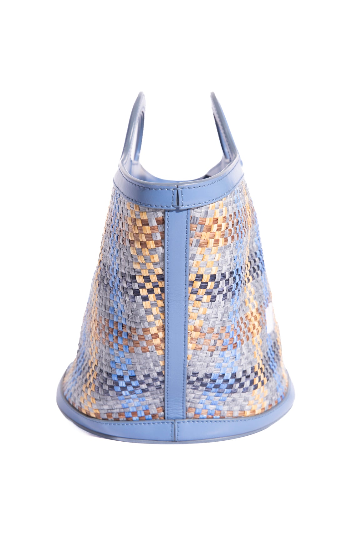 MARNI Blue Straw Tropicalia Bag - Small