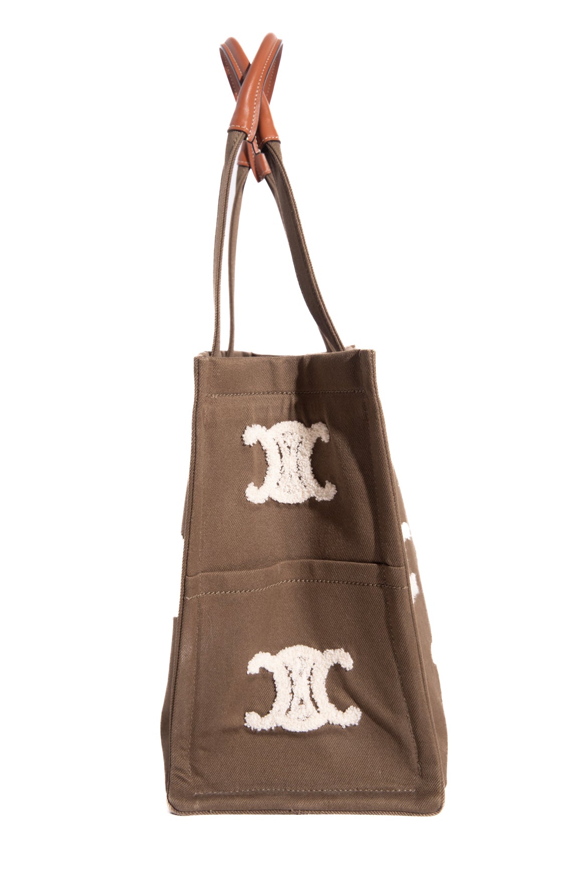 CELINE Triomphe Canvas Cabas Tote - Large