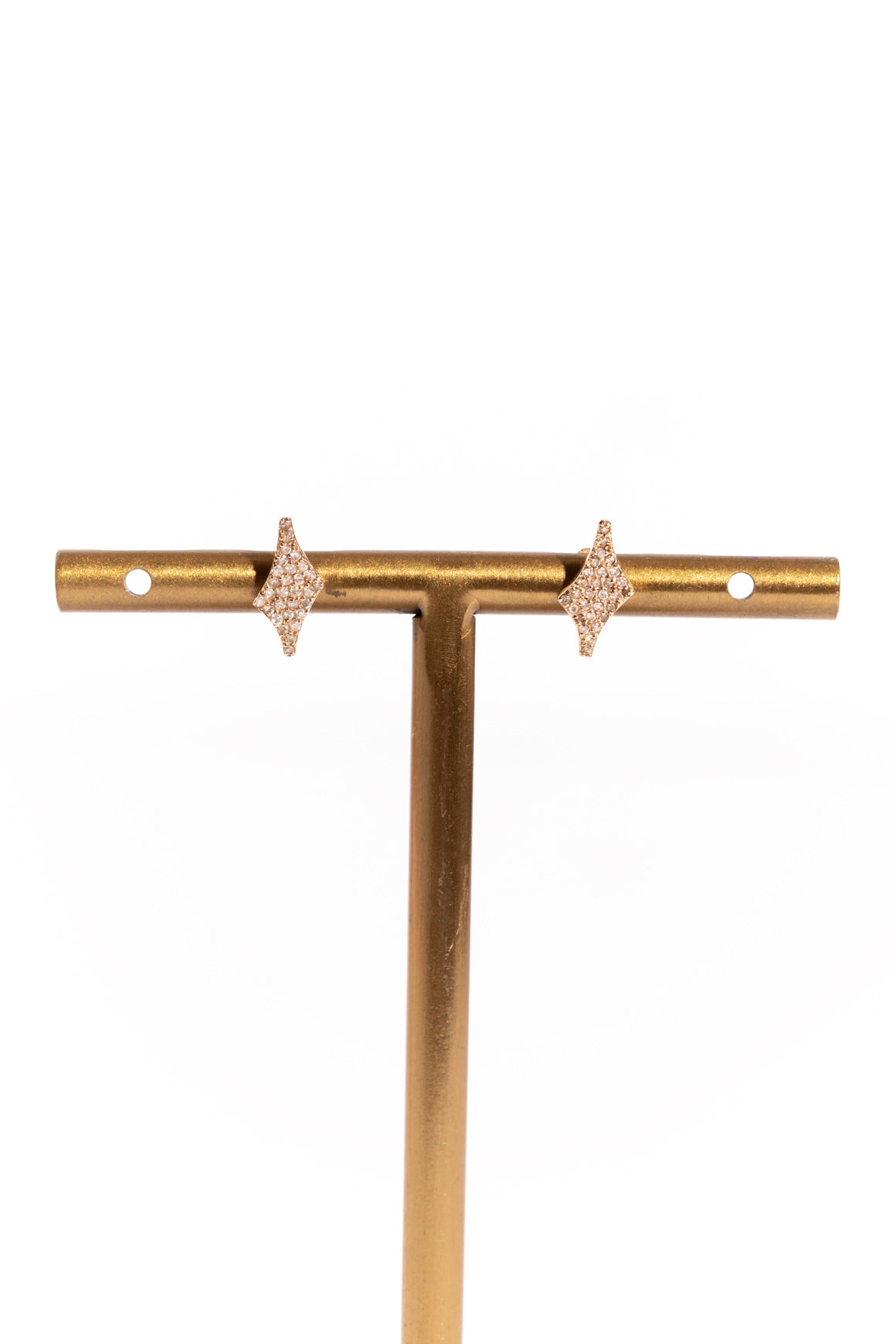 PAIGE NOVAK 18k Pave Diamond Stud Earrings