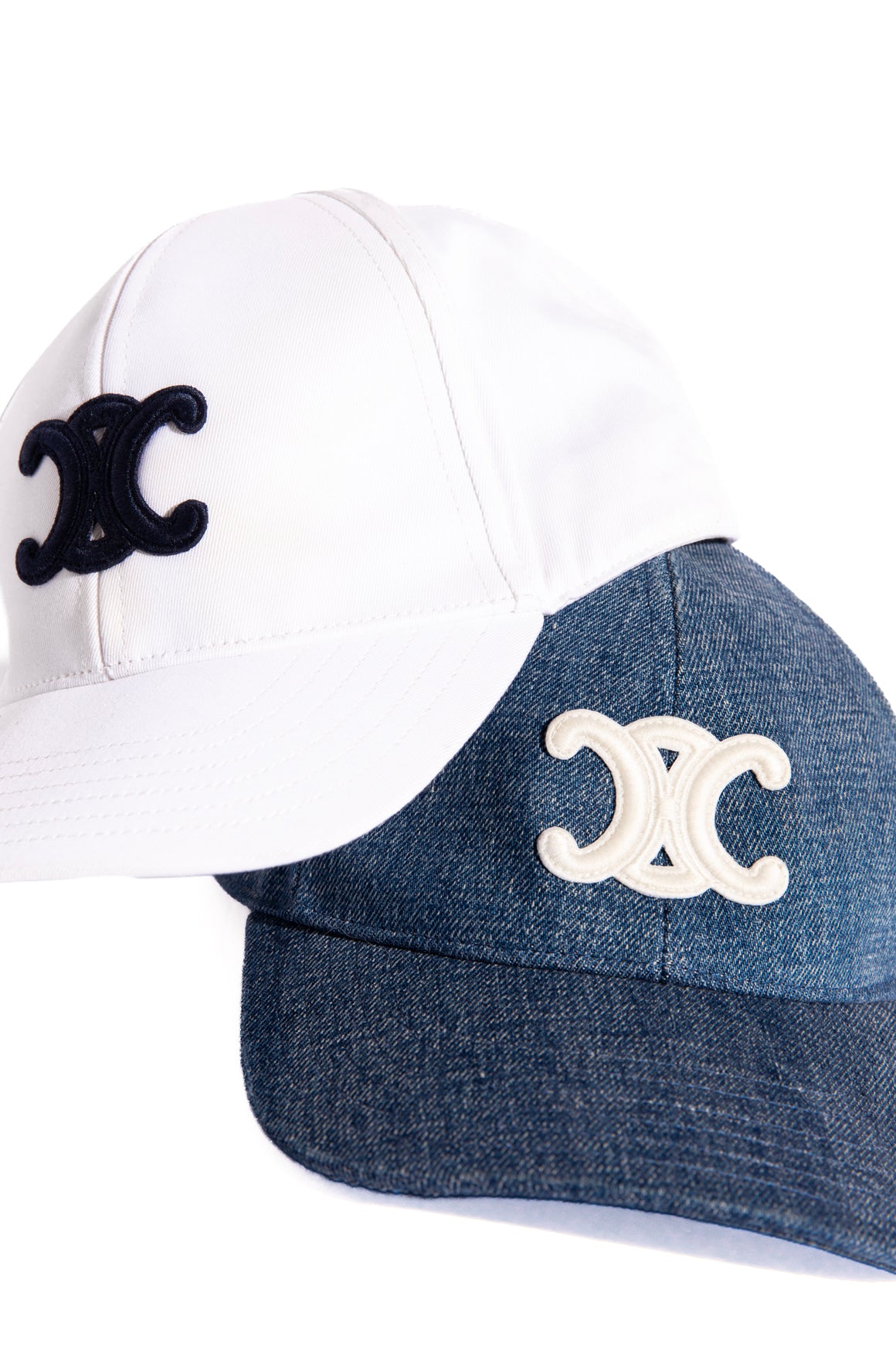 CELINE Denim Triomphe Ballcap