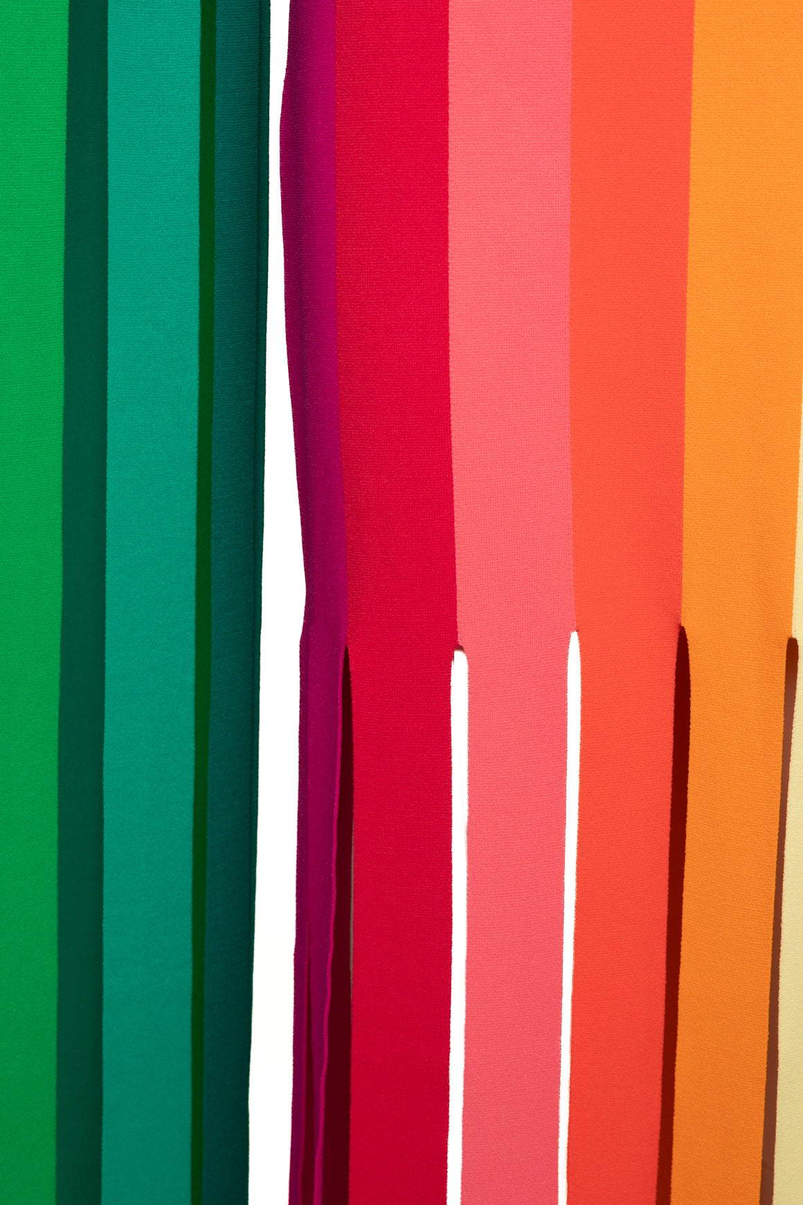 CHRISTOPHER JOHN ROGERS Rainbow Fringe Dress (Sz. S)