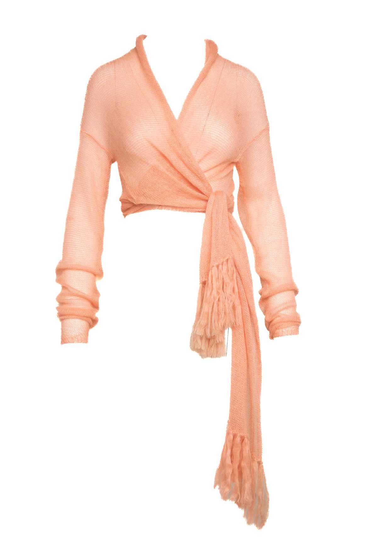 MISSONI Pink Wrap Cardigan Sweater (Sz. 44/8)