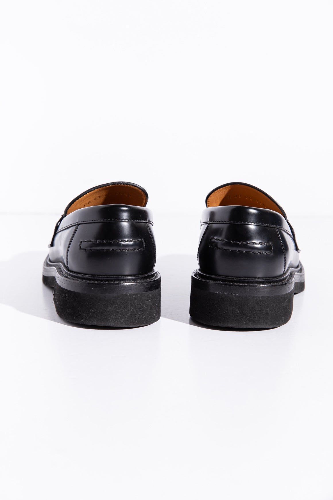 CHRISTIAN DIOR Black Leather Boy Loafers (Sz. 35.5)