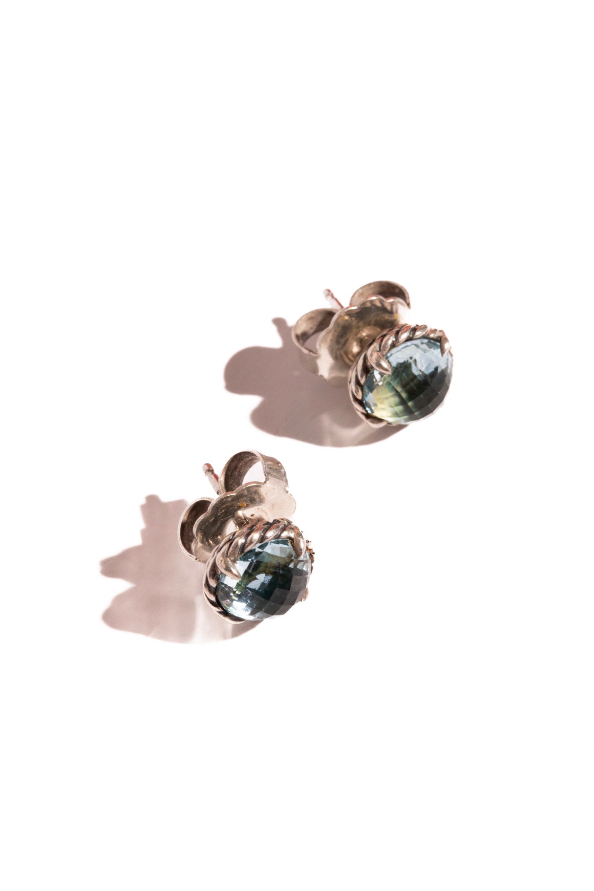 DAVID YURMAN Blue Topaz Chatelaine Studs