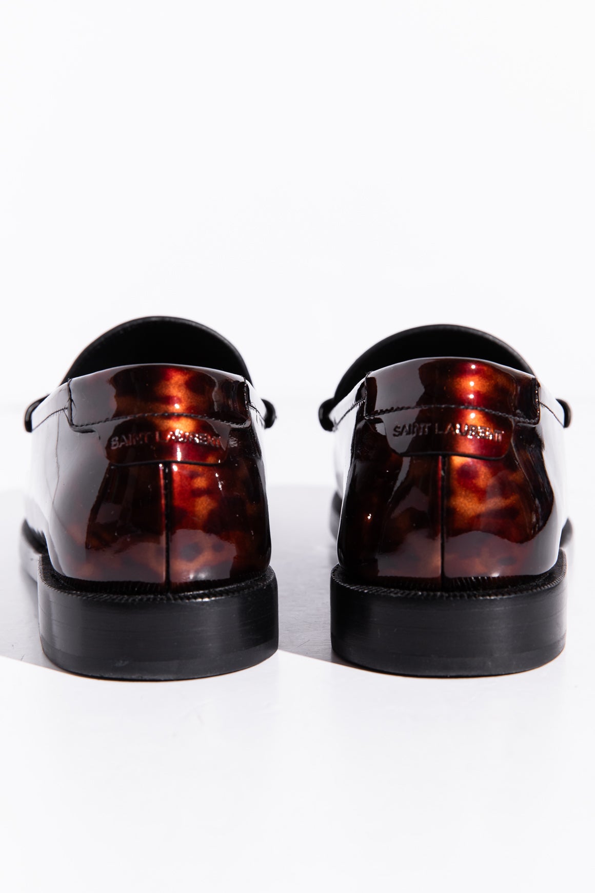 SAINT LAURENT Tortoises Shell Loafer (Sz. 36)