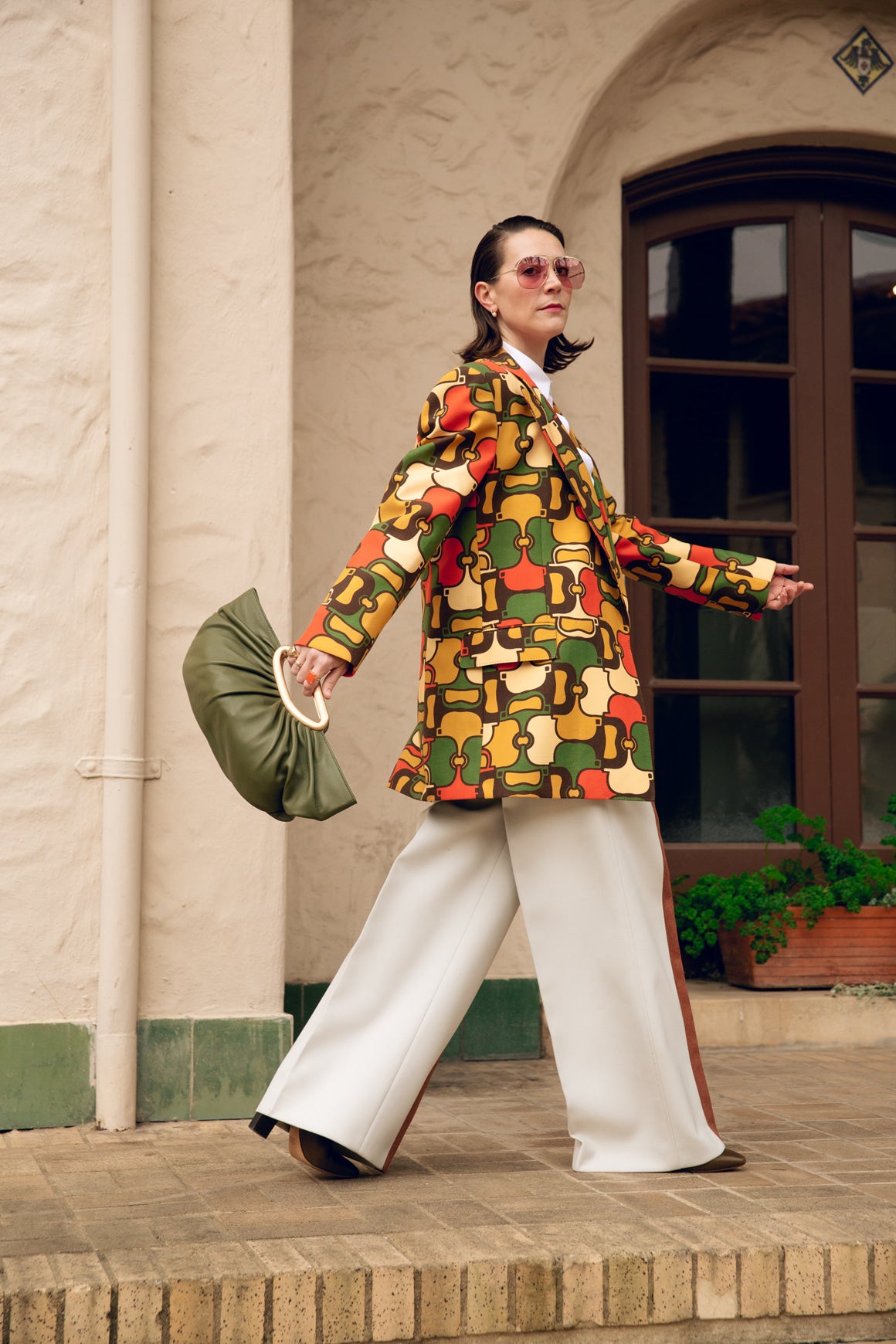 GUCCI Multi-Colored Printed Blazer