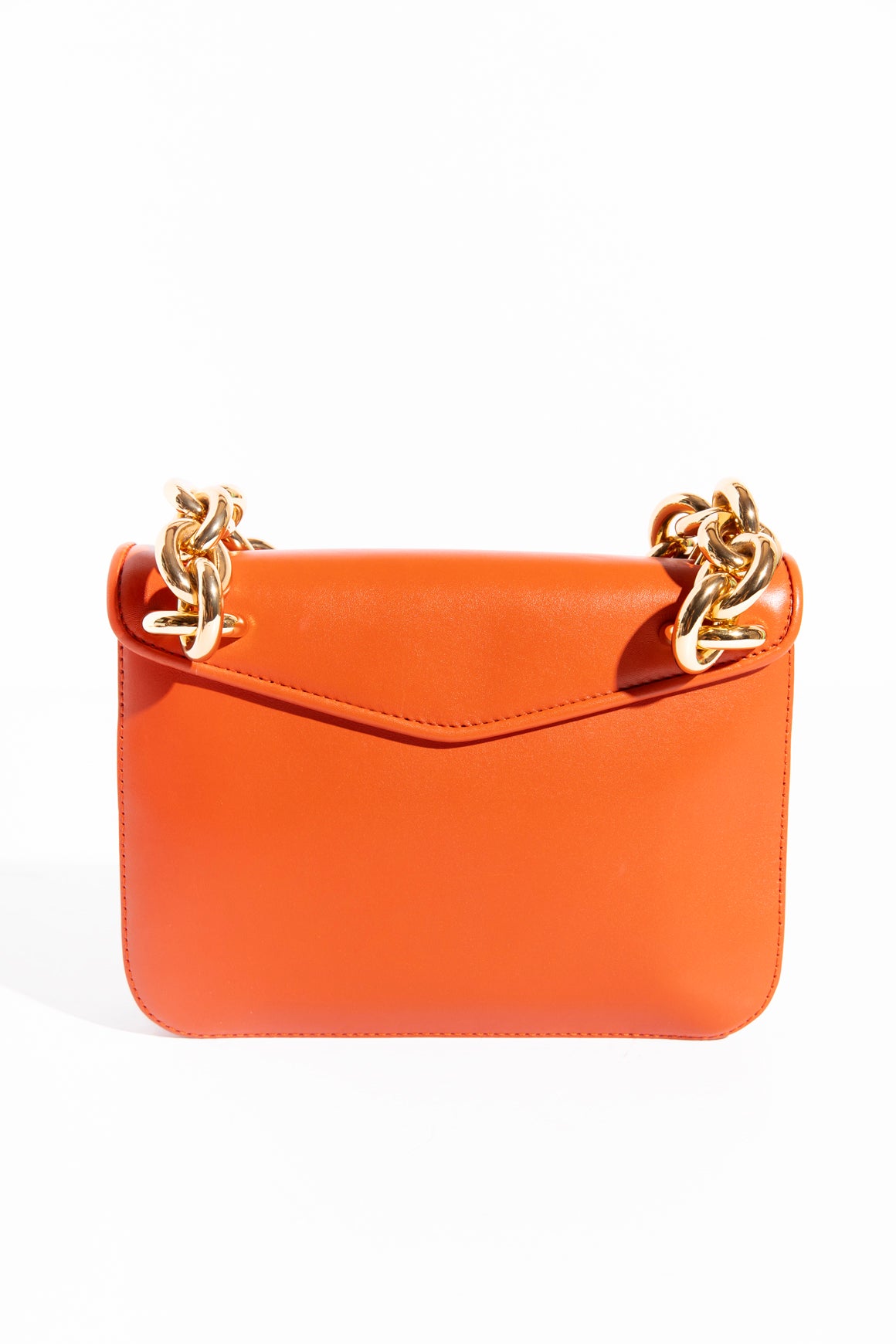 BOTTEGA VENETA Mount Leather Bag in Orange