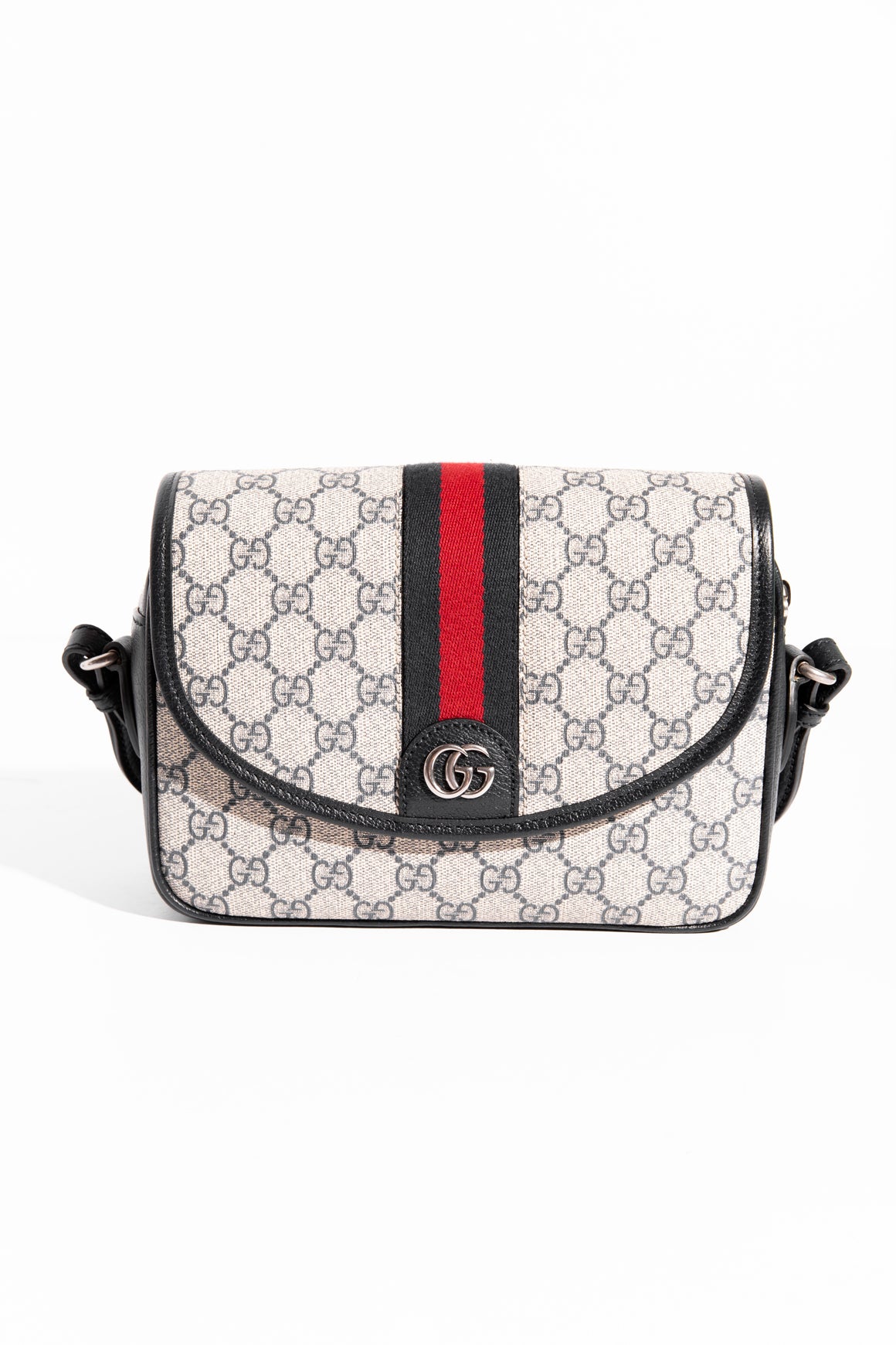 GUCCI Ophidia Canvas Shoulder Bag