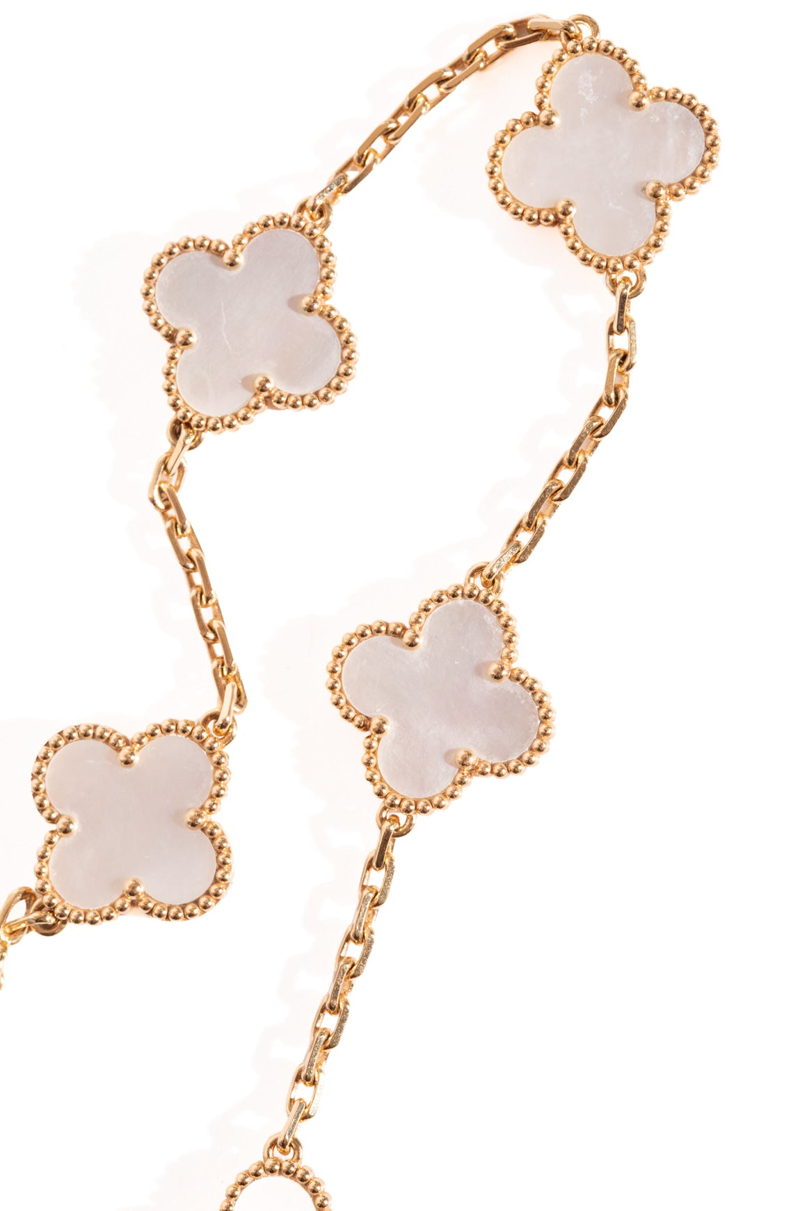 VAN CLEEF & ARPELS Vintage Alhambra Mother Of Pearl Bracelet