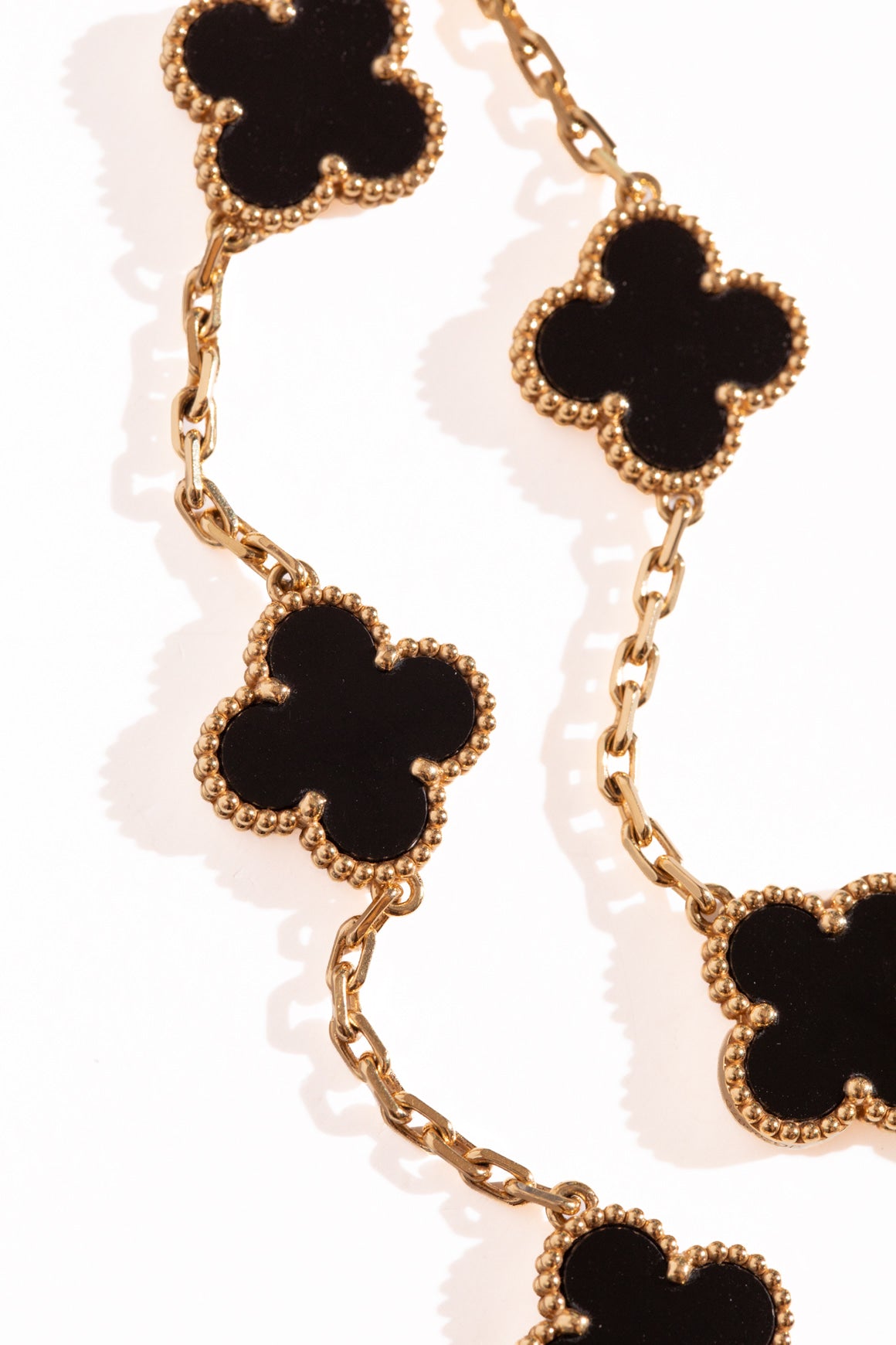 VAN CLEEF & ARPELS Vintage Alhambra Onyx Bracelet