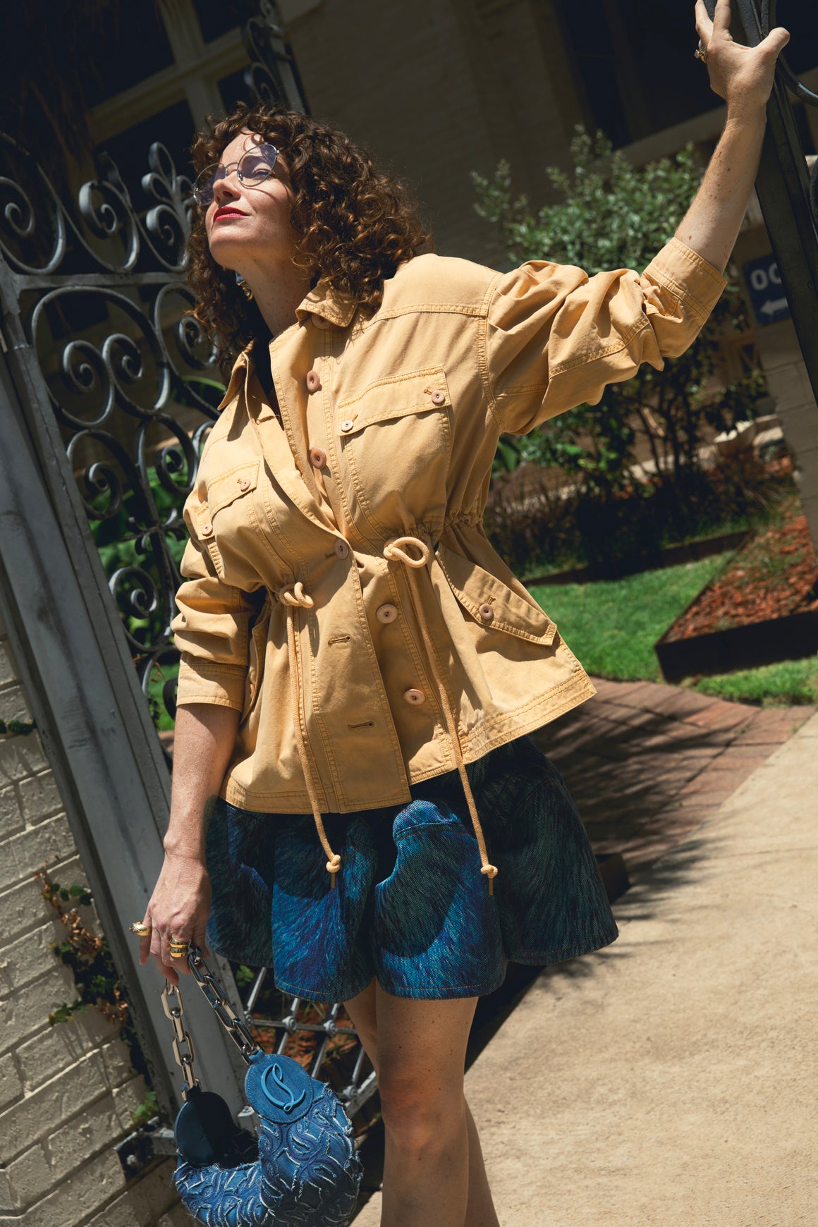 ULLA JOHNSON Tan Cinch Waist Jacket (Sz. S)