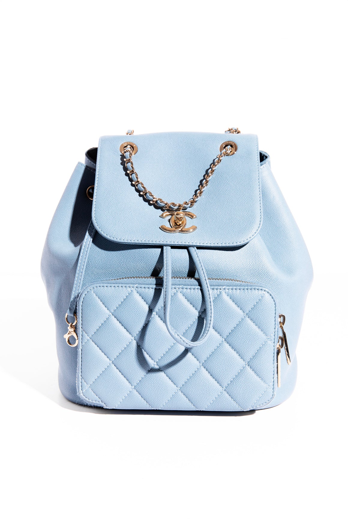 2019 CHANEL Pale Blue Affinity Backpack