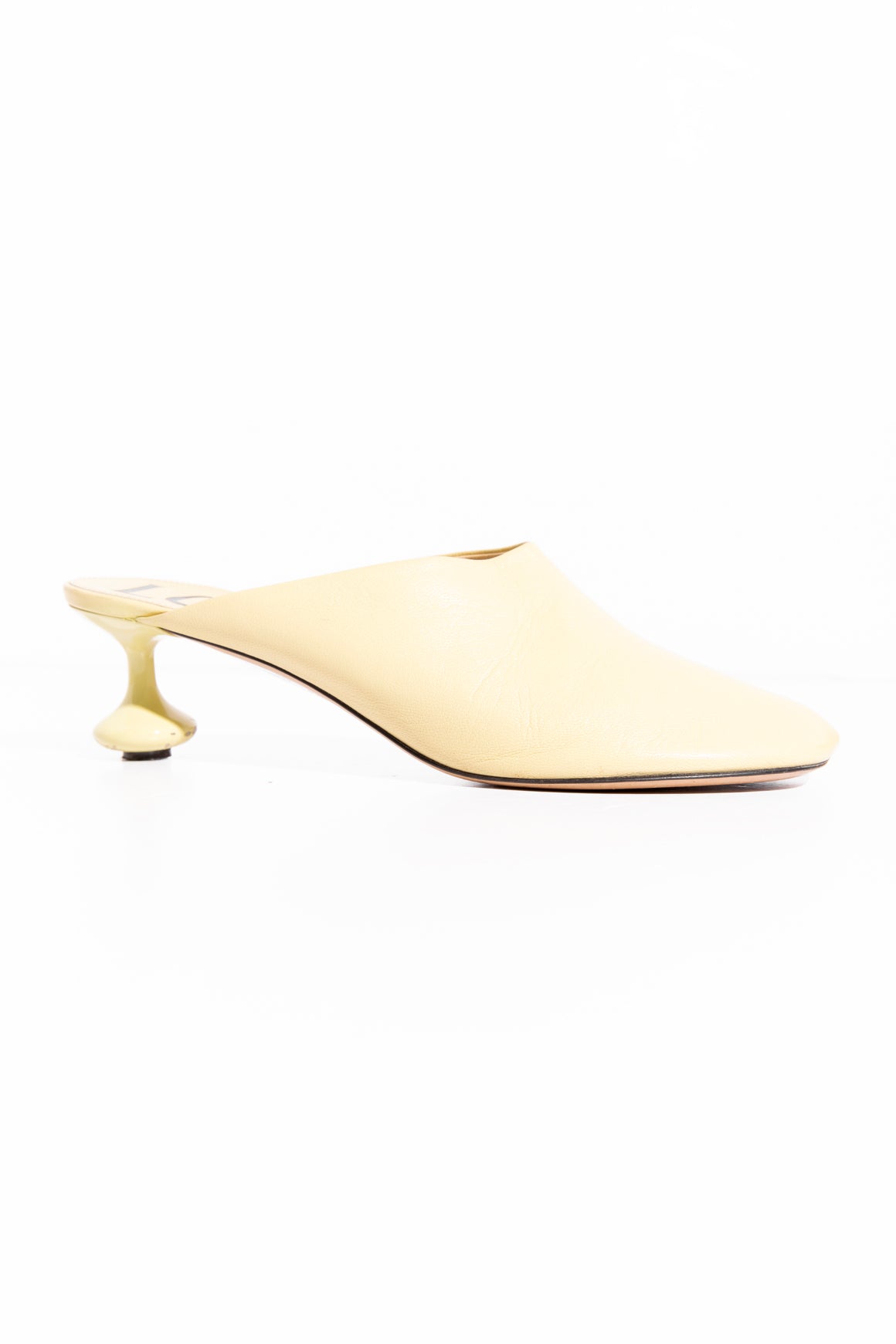 LOEWE Butter Yellow Toy Mules (Sz. 39)