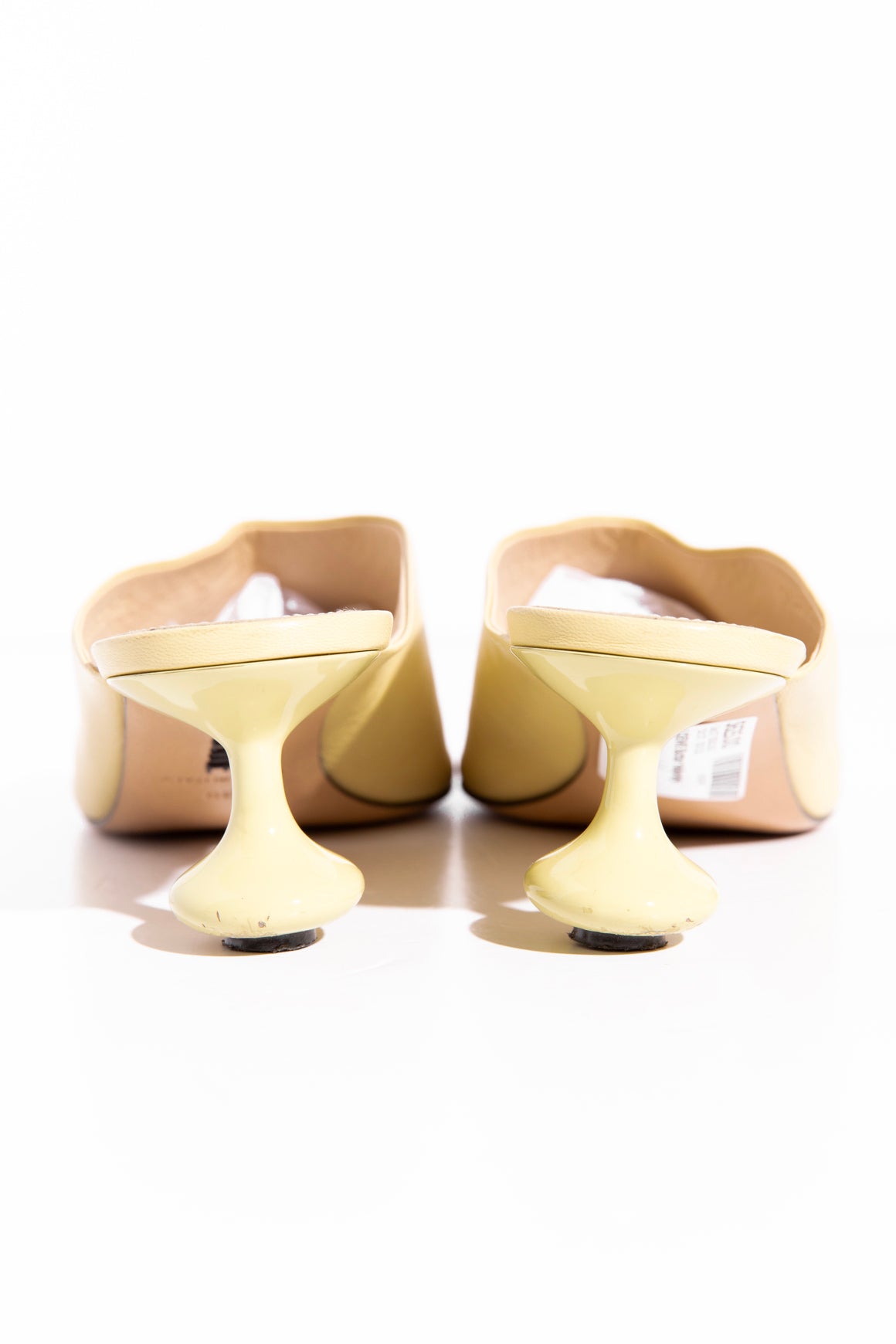 LOEWE Butter Yellow Toy Mules (Sz. 39)