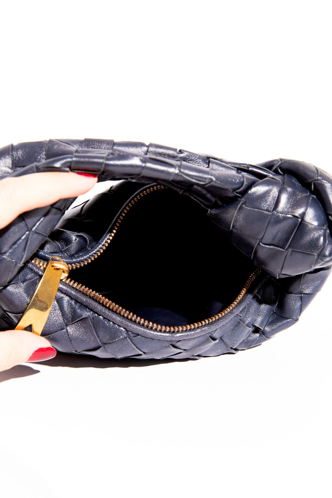 BOTTEGA VENETA Midnight Mini Jodie Bag