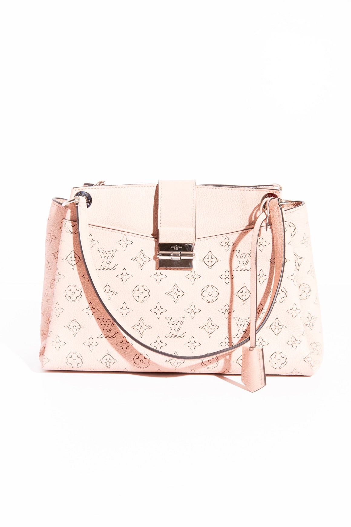 LOUIS VUITTON Pink Mahina Sevres Handbag