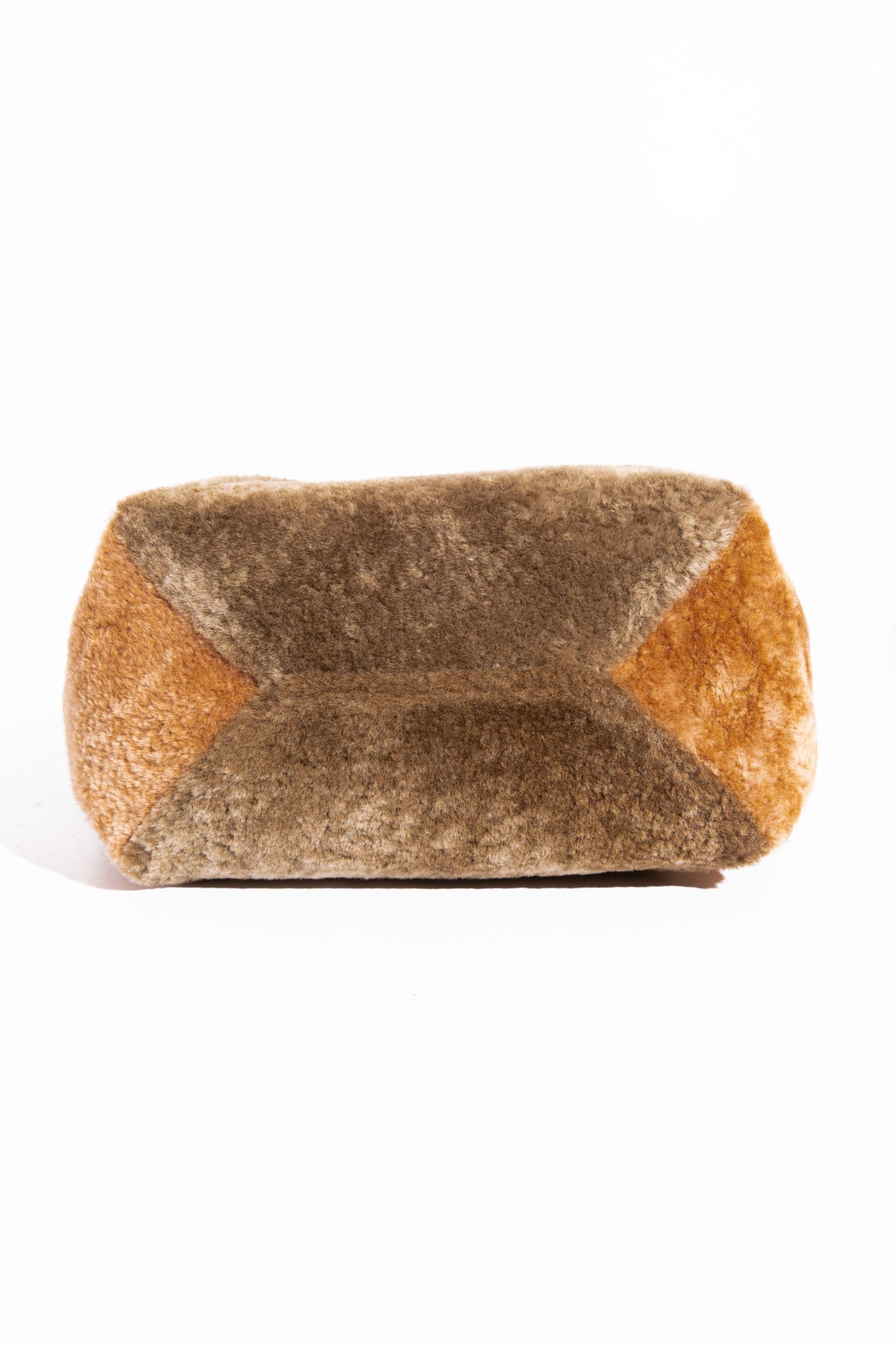 LOEWE Puzzle Fold Large Sheep Shearling Tote Bag