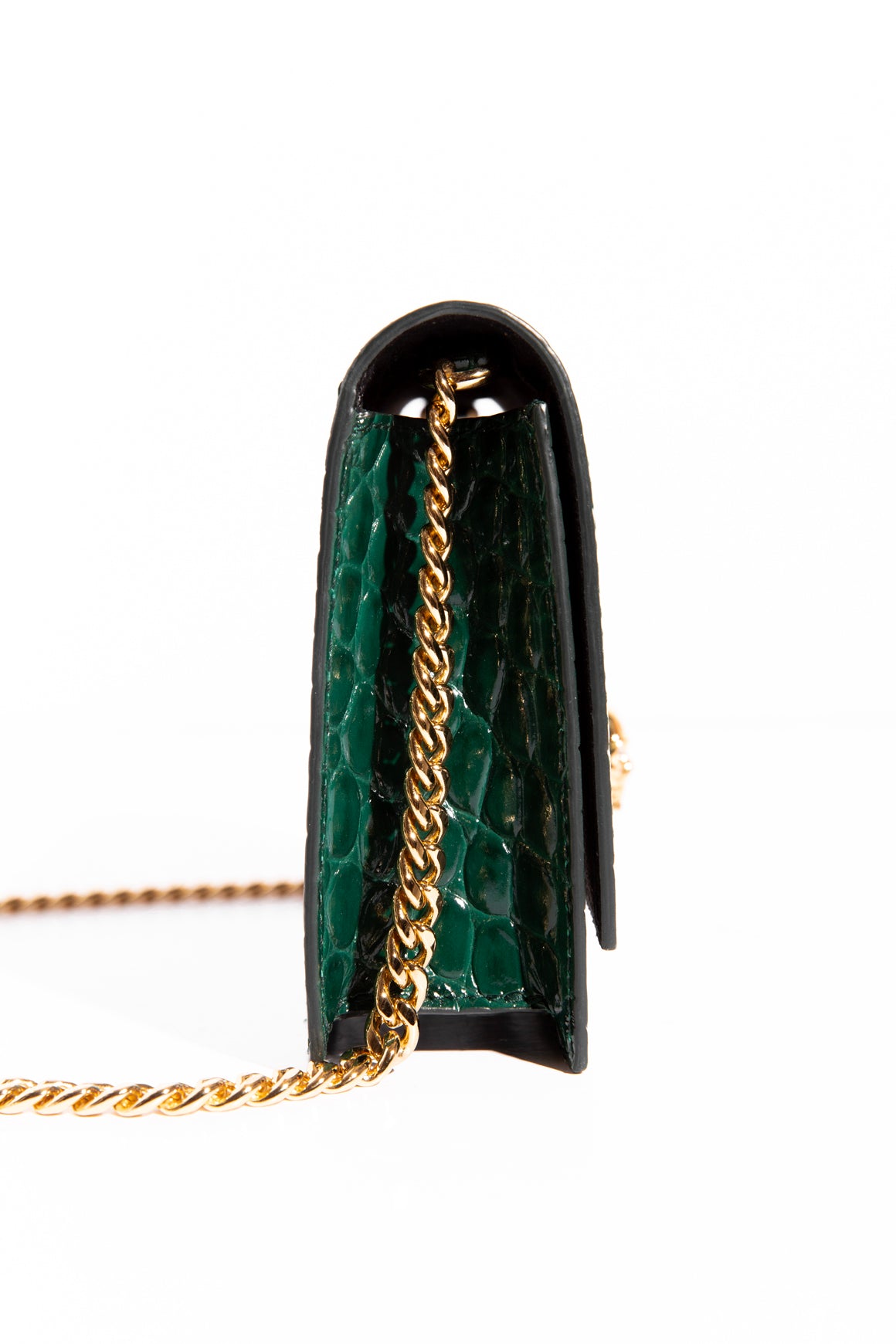 ALEXANDER MCQUEEN Emerald Skull Mini Bag