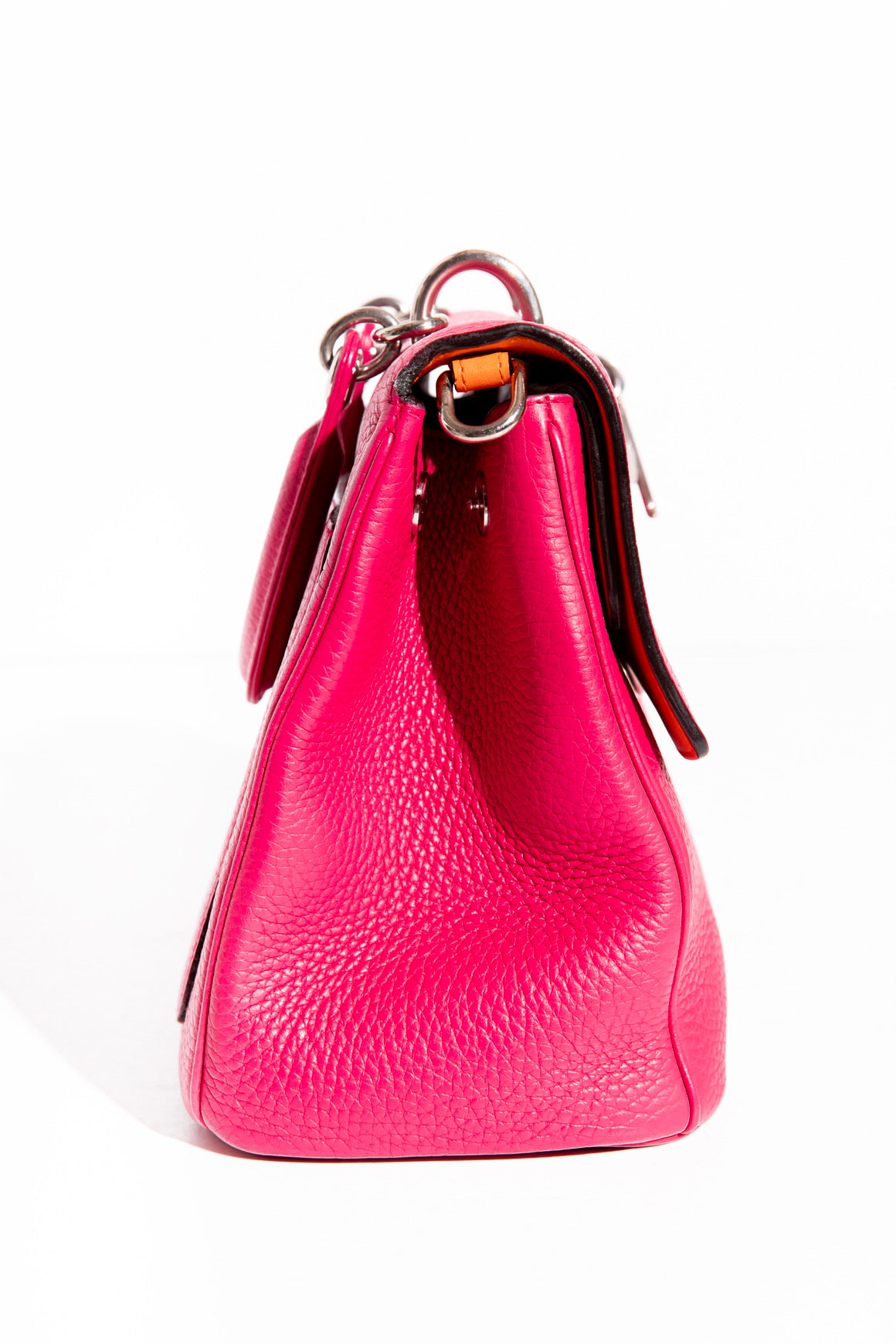 CHRISTIAN DIOR Hot Pink Pebbled Be Dior Bag