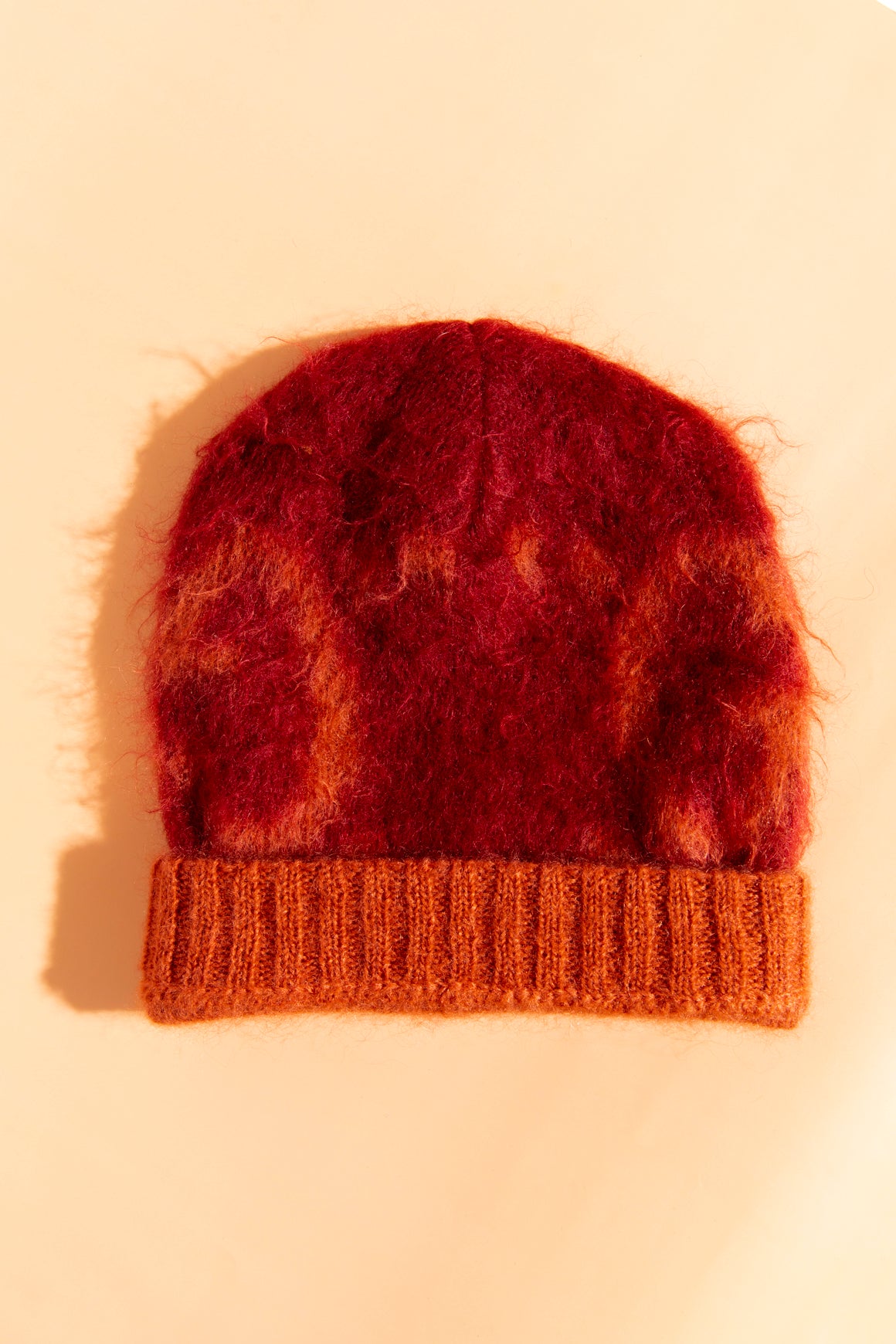 GUCCI Orange/Red Mohair Beanie