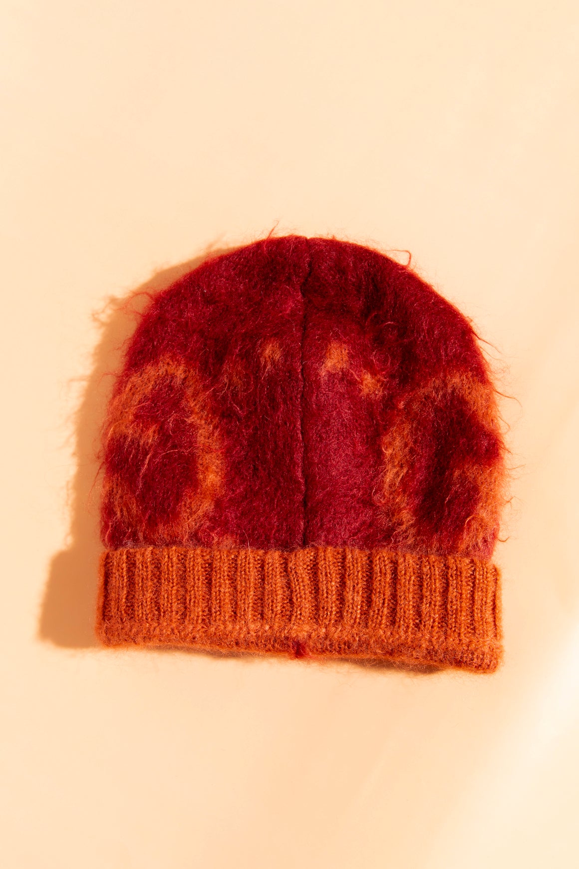 GUCCI Orange/Red Mohair Beanie