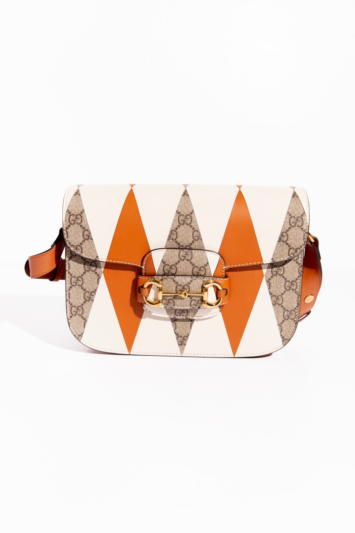 GUCCI Geometric GG Supreme 1955 Bag