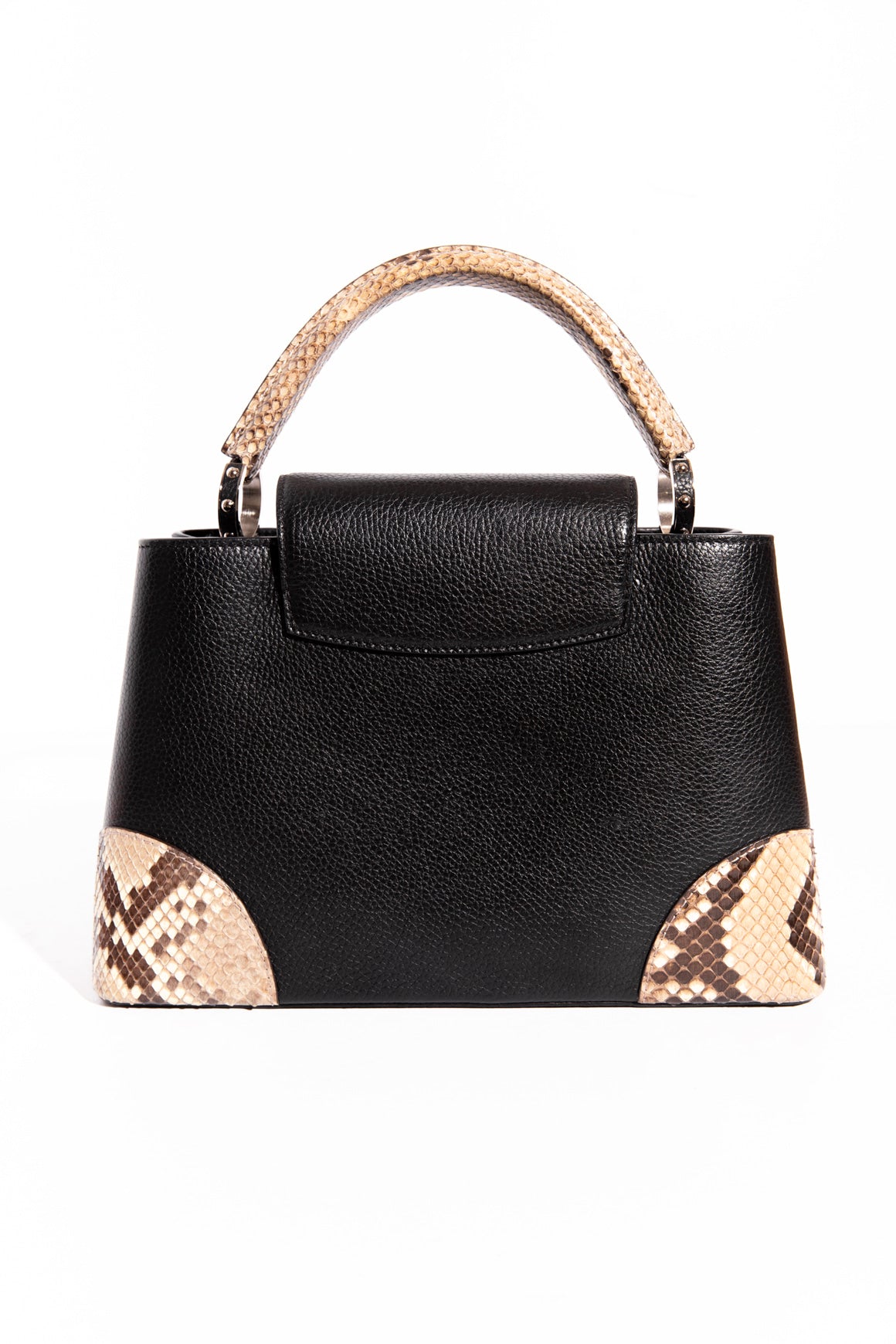 LOUIS VUITTON Python Capucines MM