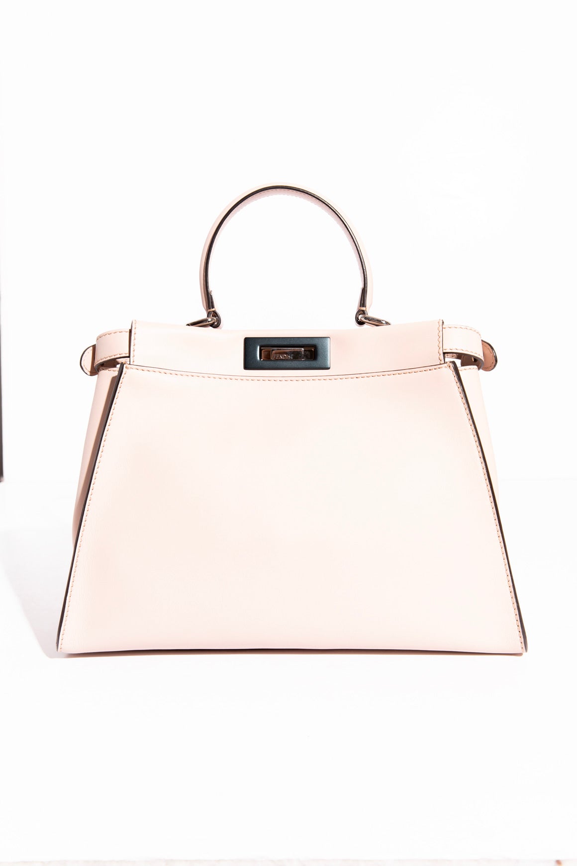FENDI Light Pink Peekaboo Medium Handbag