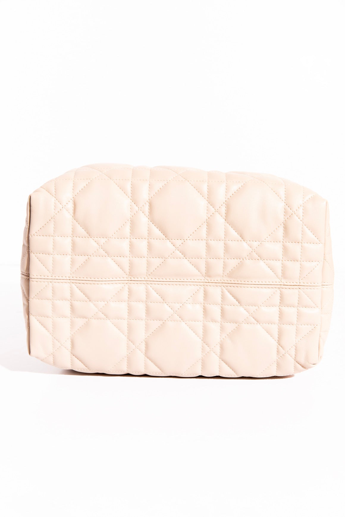 DIOR Taupe Cannage 'TouJours' Medium Vertical Tote