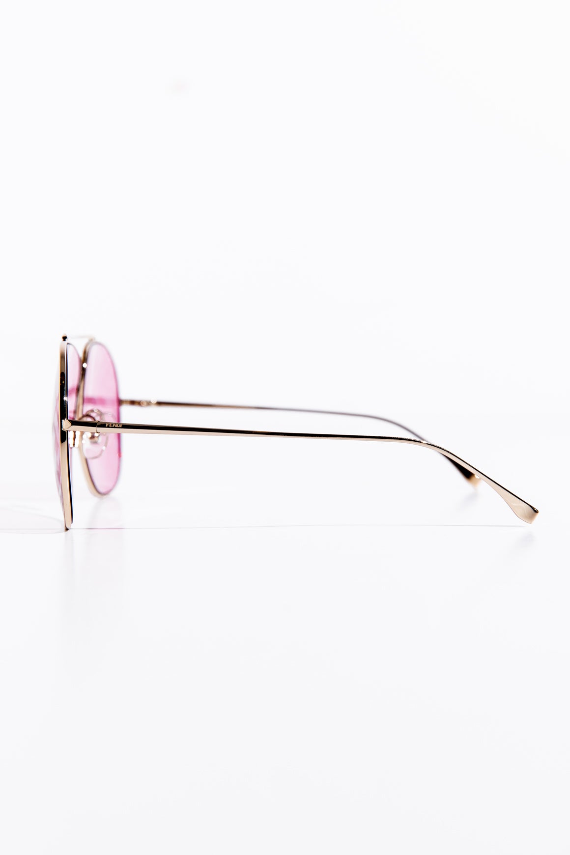 FENDI Pink Logo Aviators